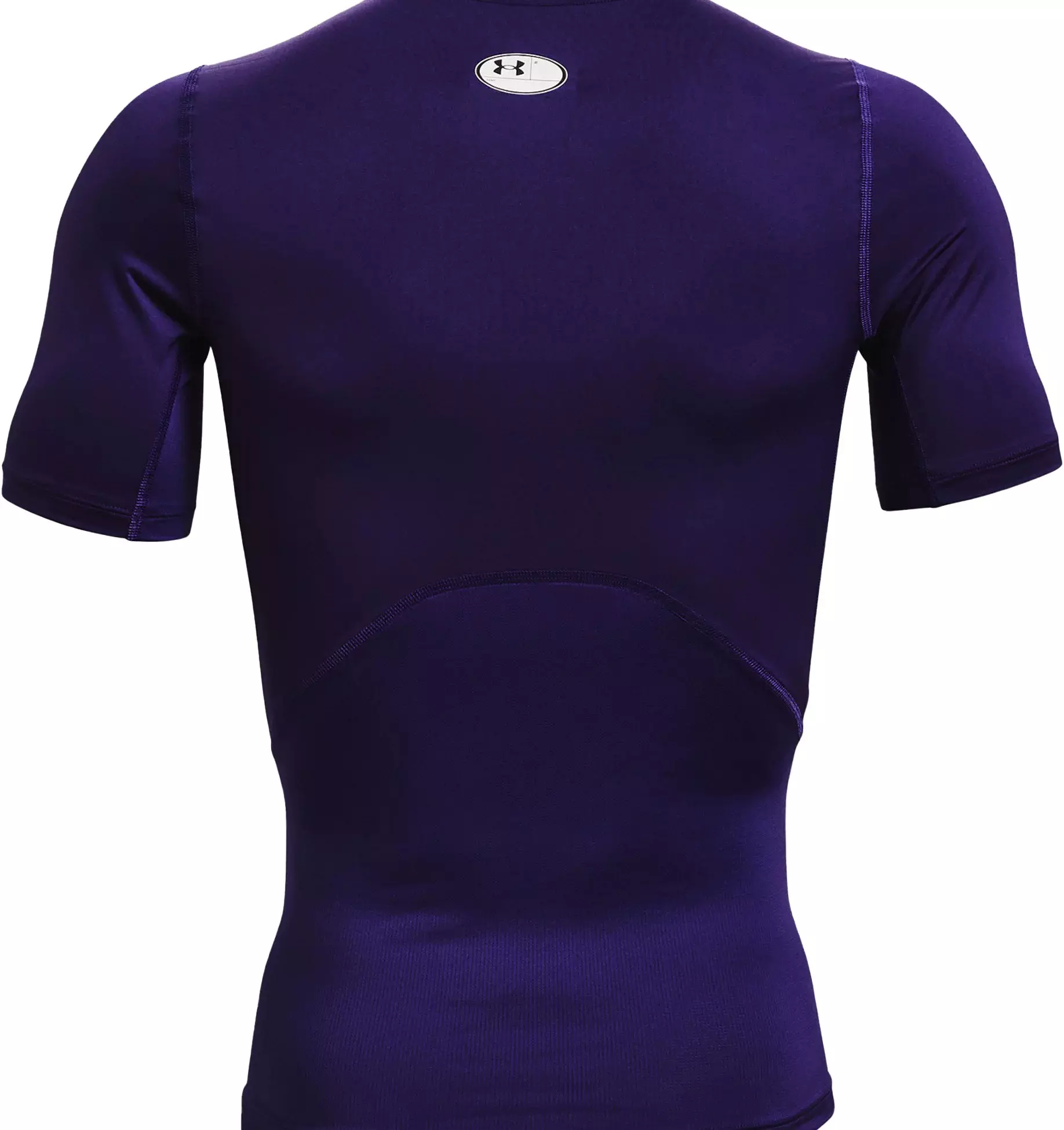 Under Armour Men's HeatGear Armour Short Sleeve Shirt - PURPLE