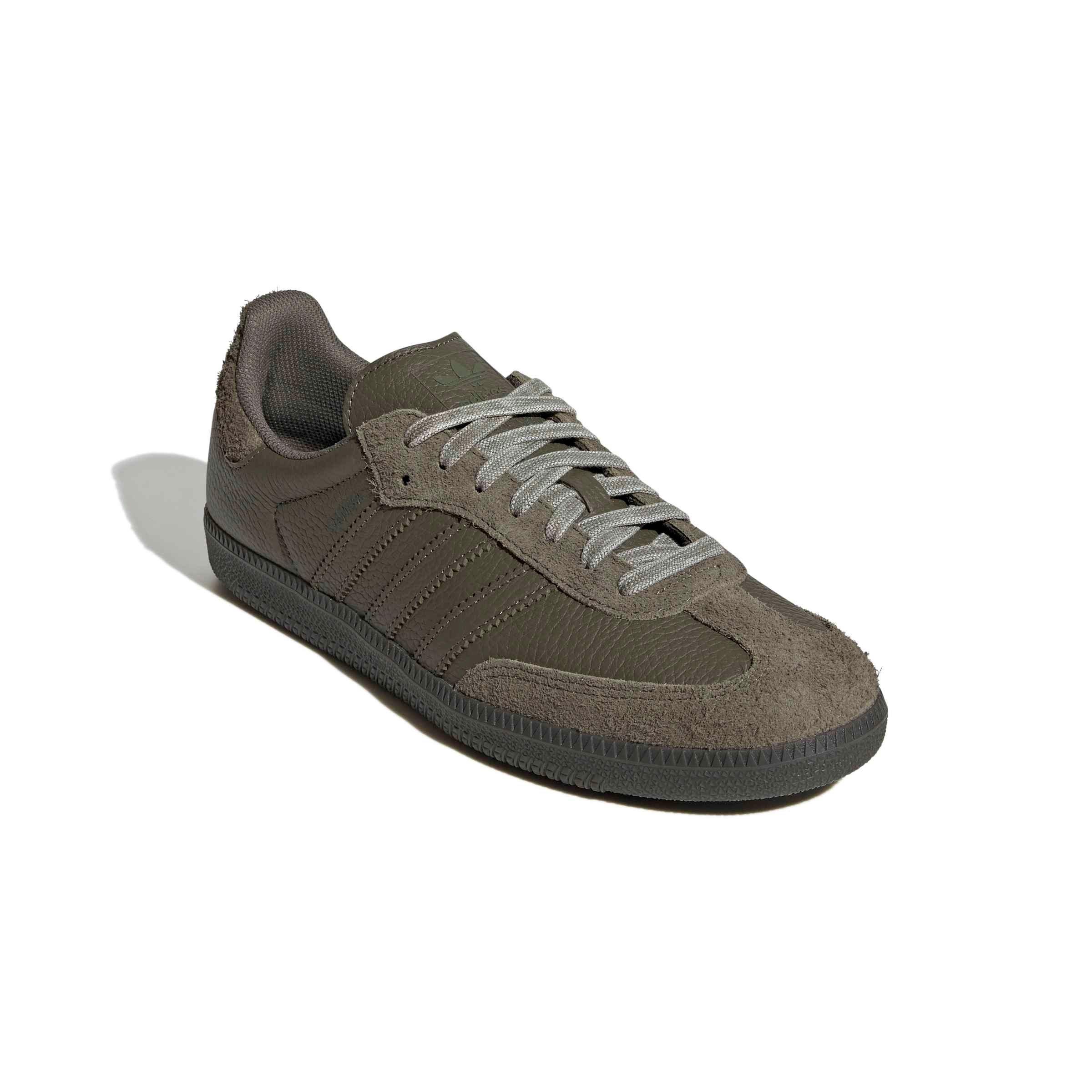 adidas Originals Samba OG "Olive Strata/Olive Strata/Shadow Olive" Men's Shoe - OLIVE/OLIVE/OLIVE