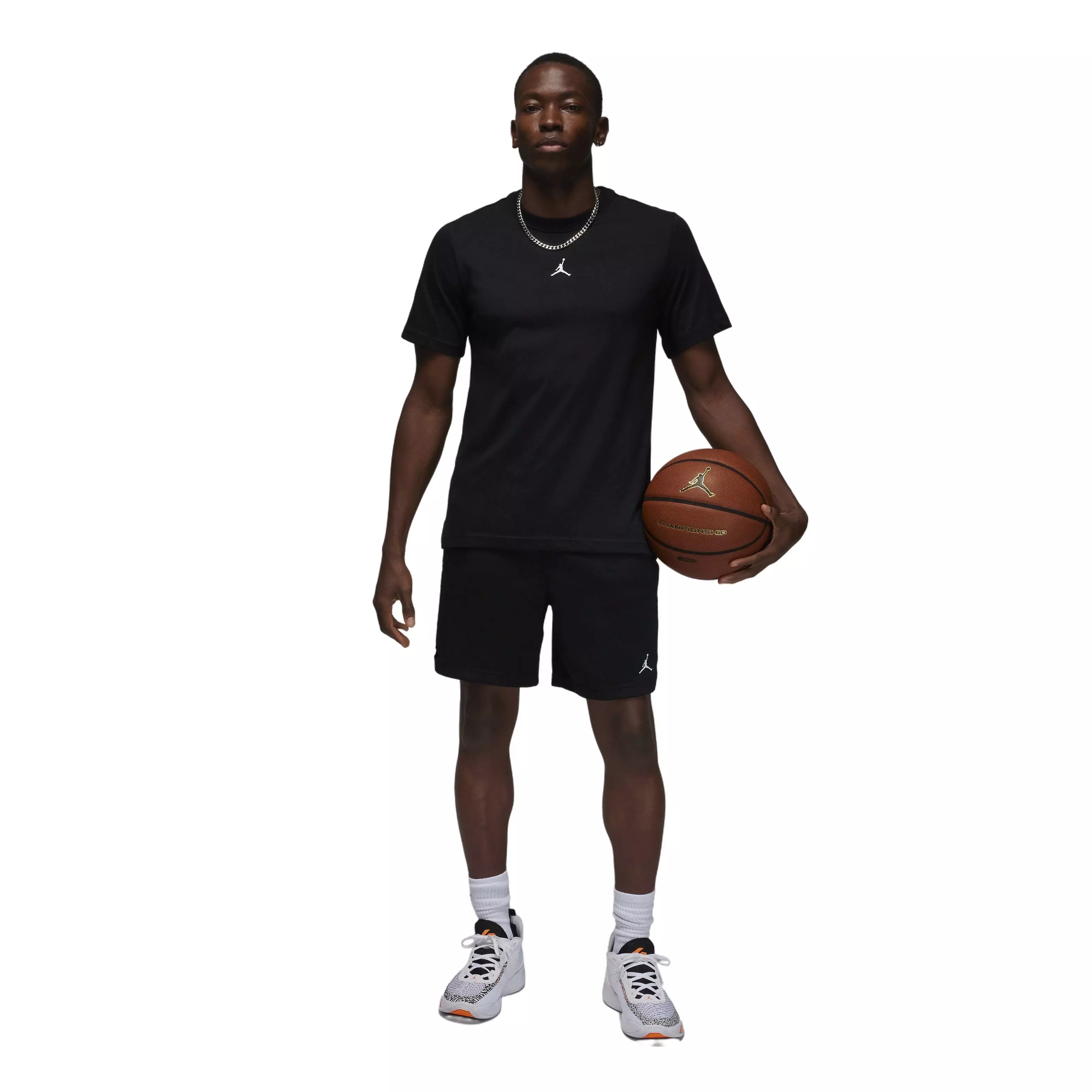 Jordan Men's Sports Dri-FIT Short-Sleeve Top - BLACK