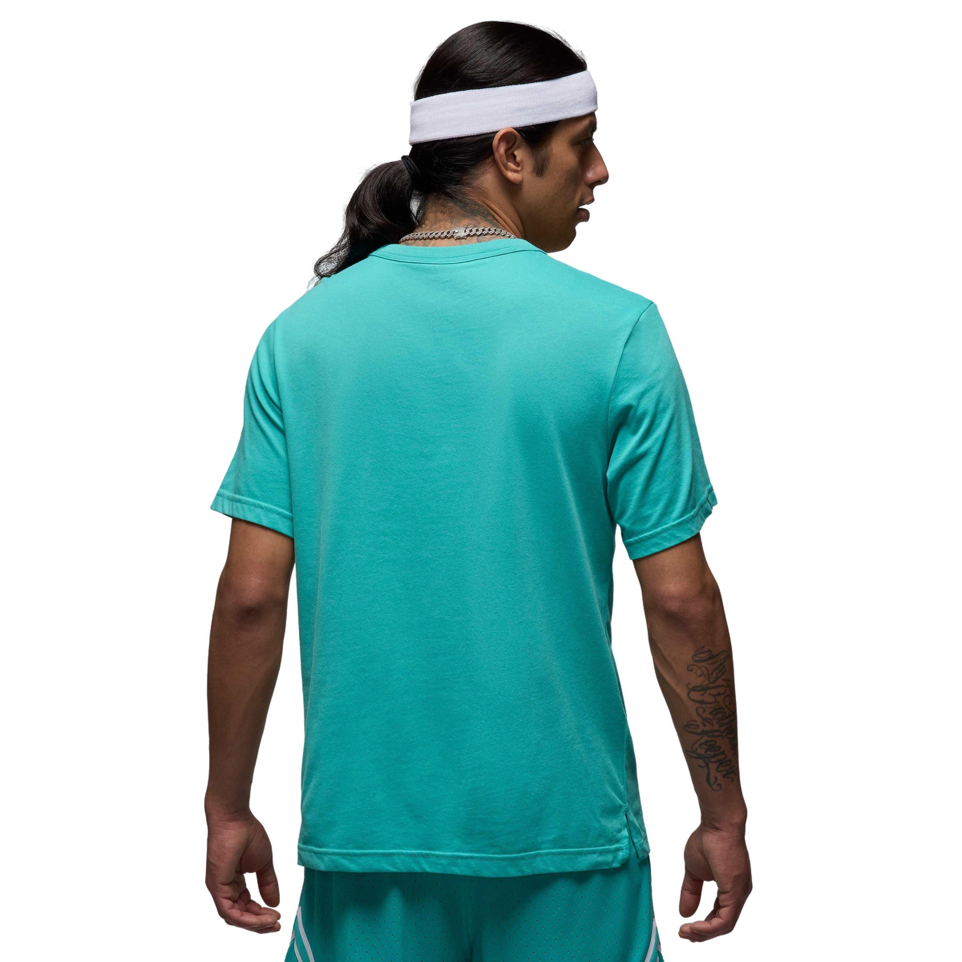 Jordan Men's Sports Dri-FIT Short-Sleeve Top - GREEN Thumbnail View 2