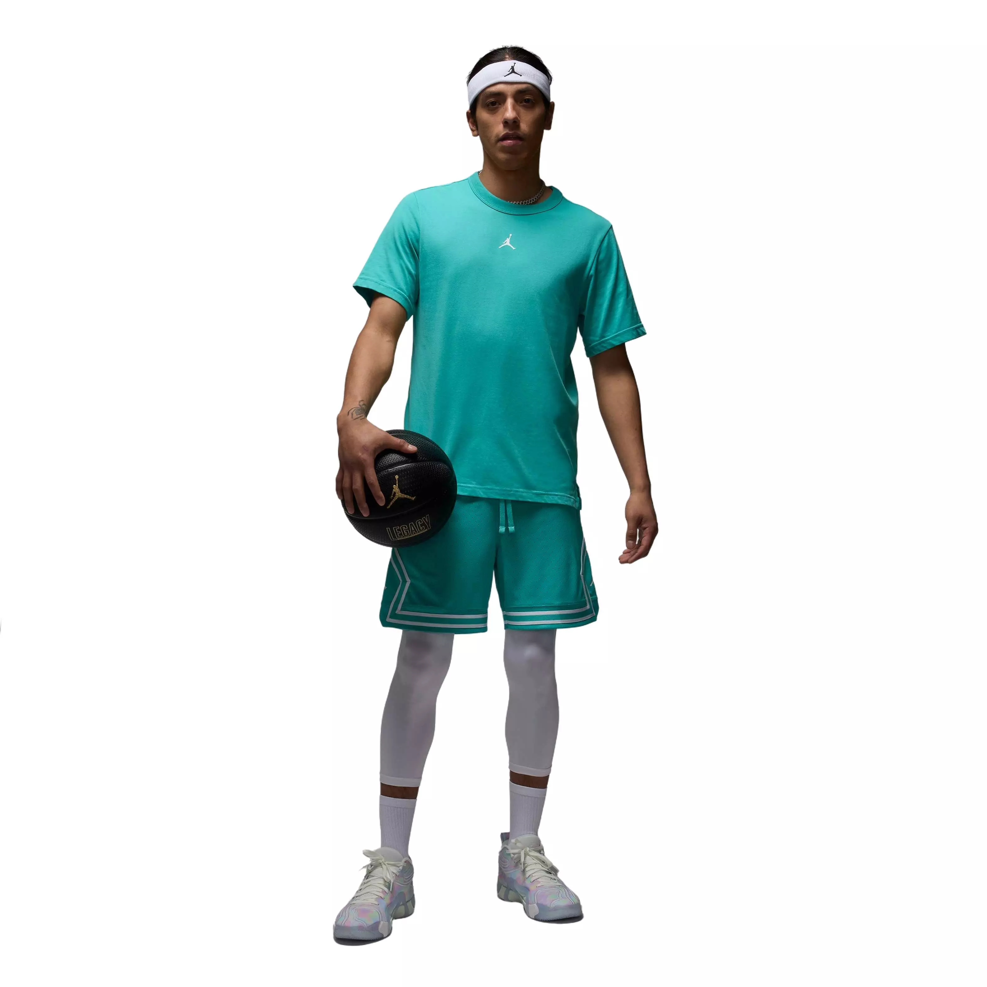 Jordan Men's Sports Dri-FIT Short-Sleeve Top - GREEN