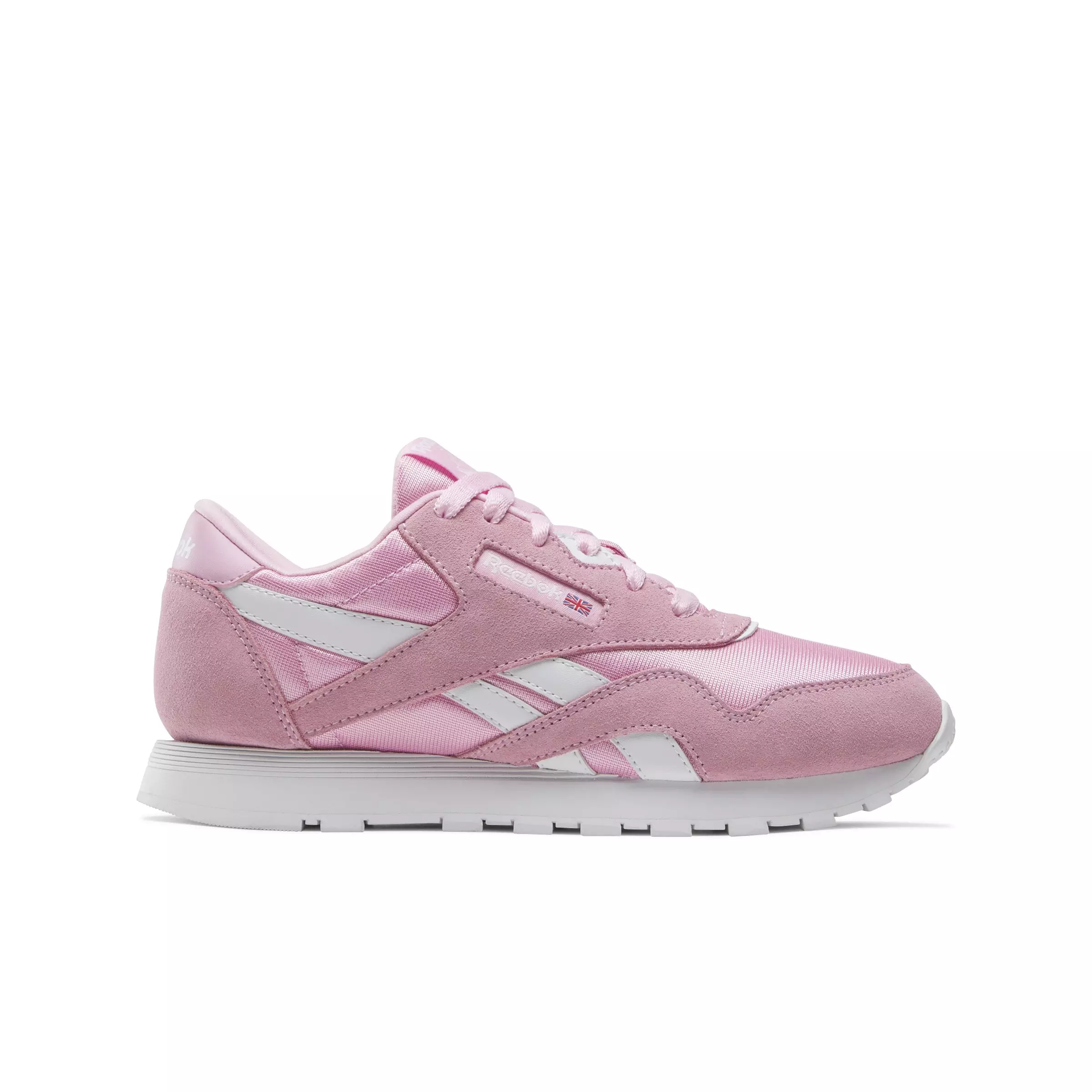 Reebok Classic Nylon "Astro Rose/White" Grade School Girls' Shoe - ROSE/WHITE