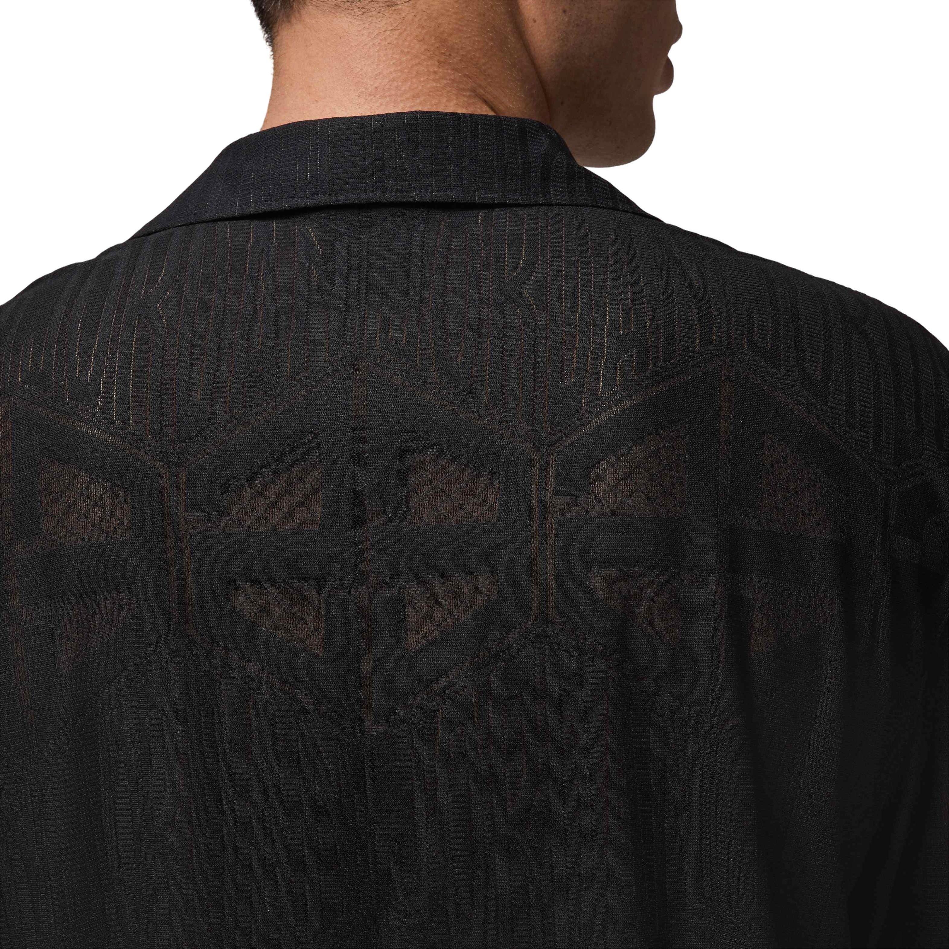 Jordan Men's Flight Short-Sleeve Knit Top - BLACK Thumbnail View 4