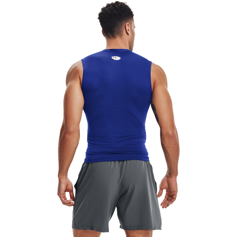 Mens Under Armour HeatGear CoolSwitch Compression Sleeveless & Tank  Technical Tops