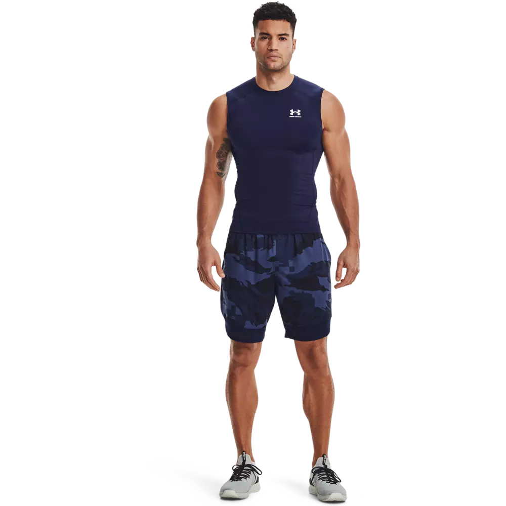 Under Armour Men's HeatGear Armour Sleeveless Shirt - NAVY