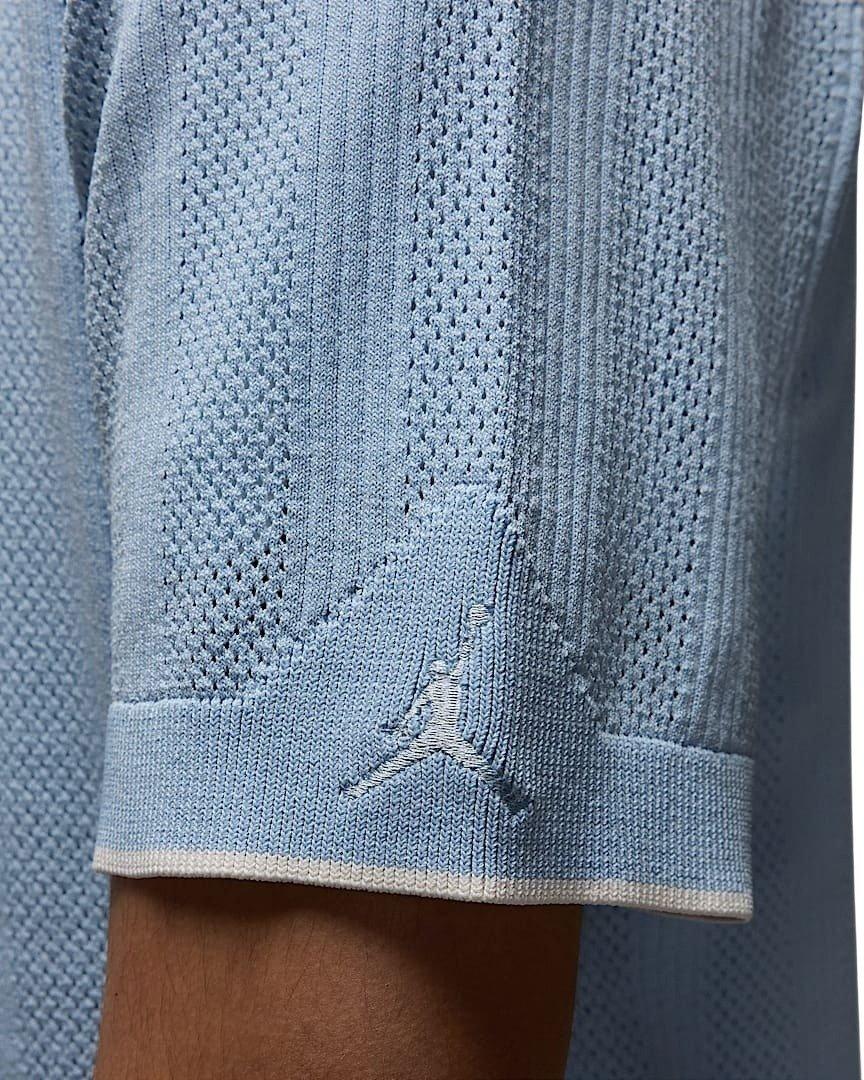 Jordan Men's Sport Short Sleeve Golf Sweater Top - BLUE Thumbnail View 5