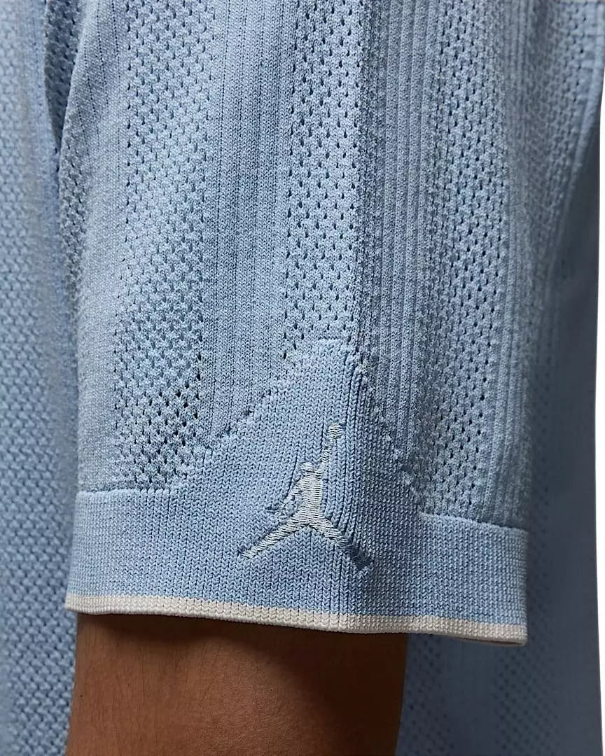 Jordan Men's Sport Short Sleeve Golf Sweater Top - BLUE