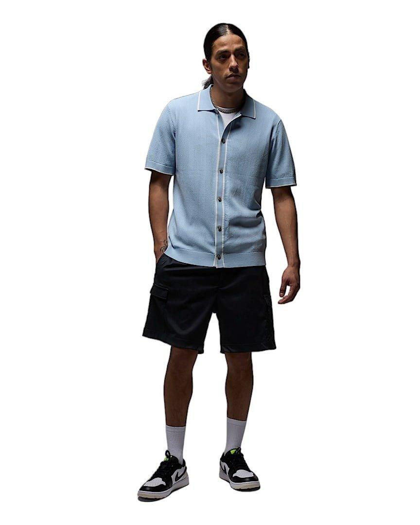 Jordan Men's Sport Short Sleeve Golf Sweater Top - BLUE Thumbnail View 7