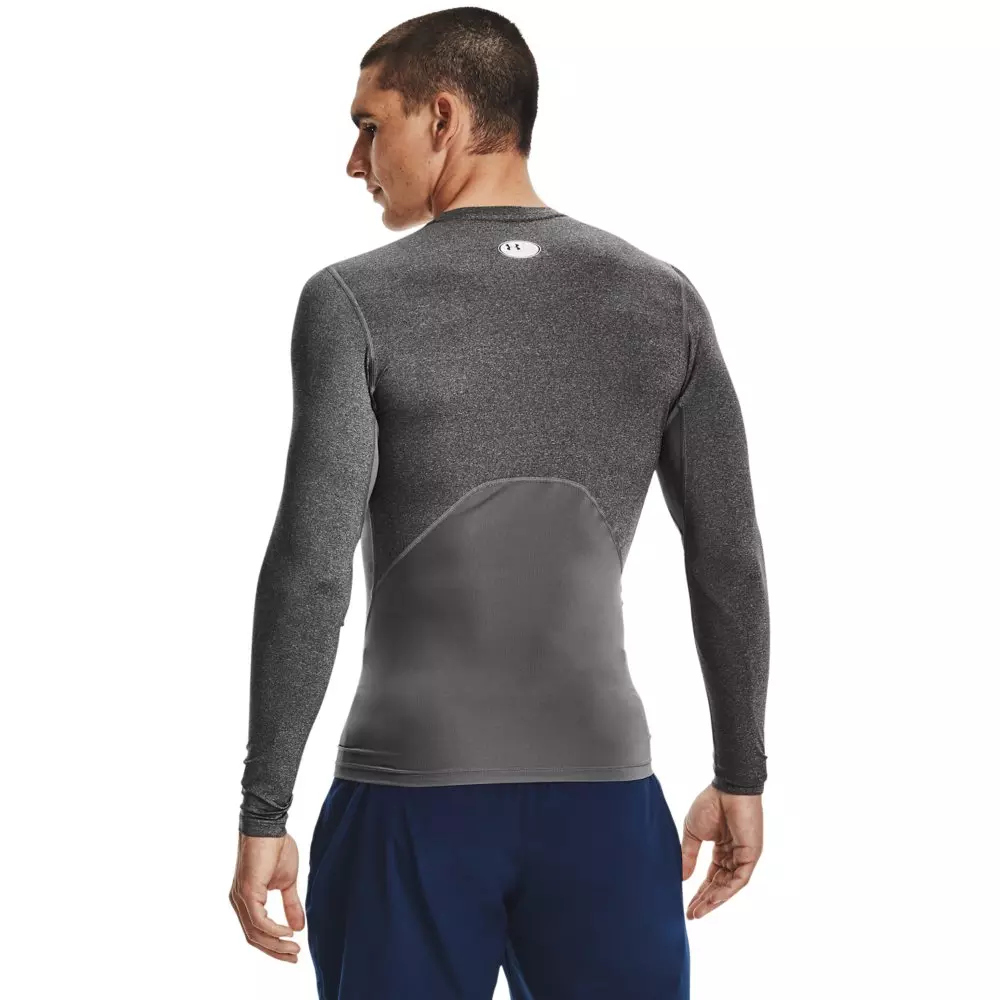 Under Armour Men's HeatGear Armour Long Sleeve Shirt - CARBON