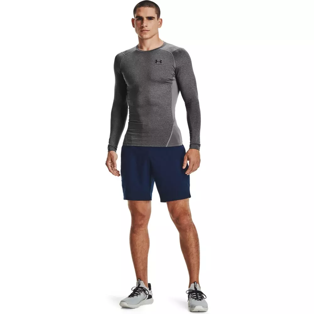 Under Armour Men's HeatGear Armour Long Sleeve Shirt - CARBON