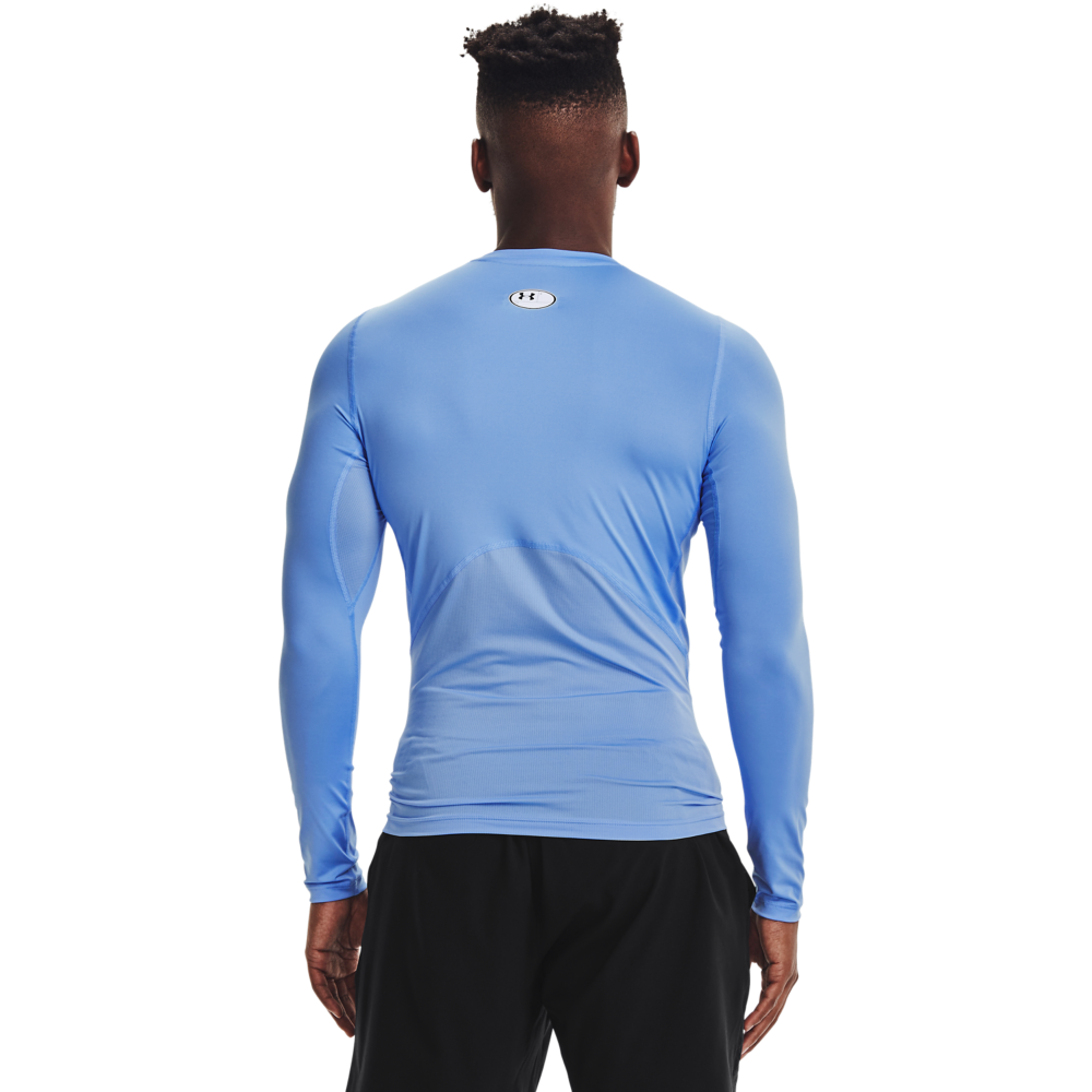 Under Armour Men's HeatGear Armour Long Sleeve Shirt - CAROLINA BLUE Thumbnail View 2