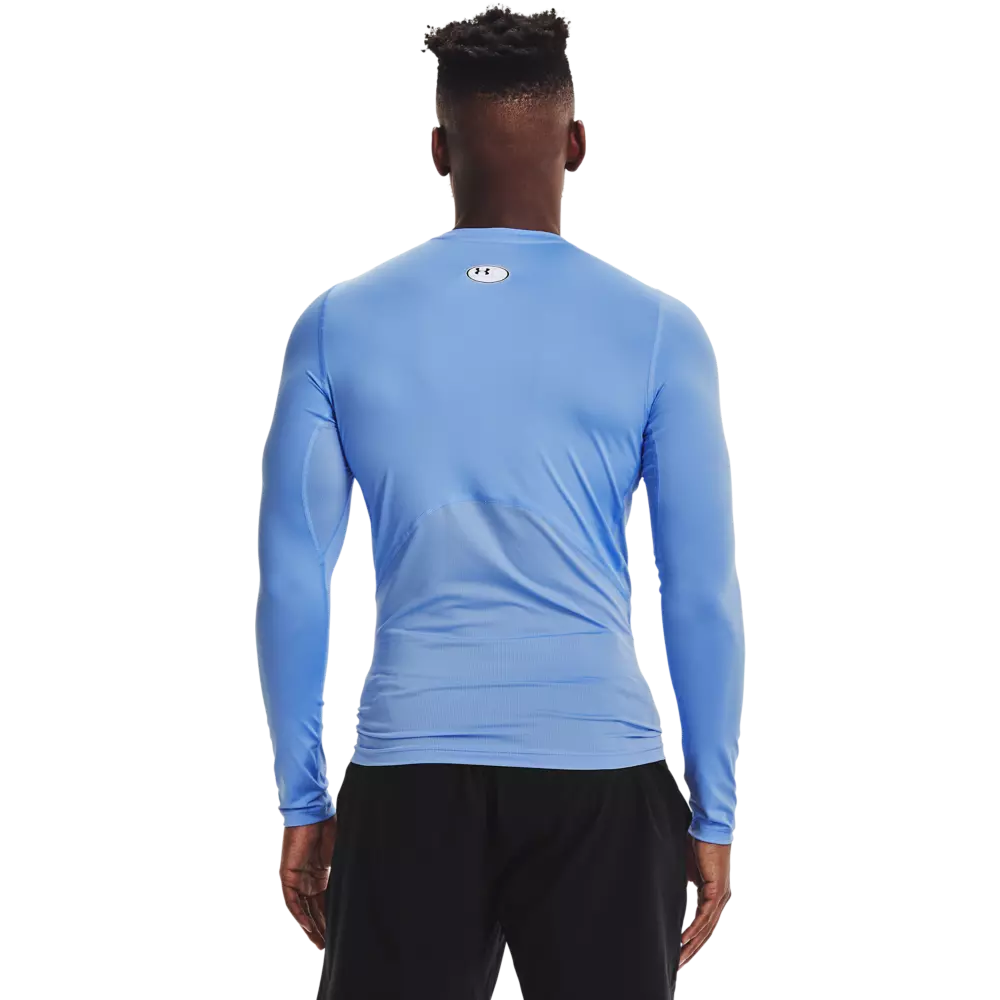 Under Armour Men's HeatGear Armour Long Sleeve Shirt - CAROLINA BLUE