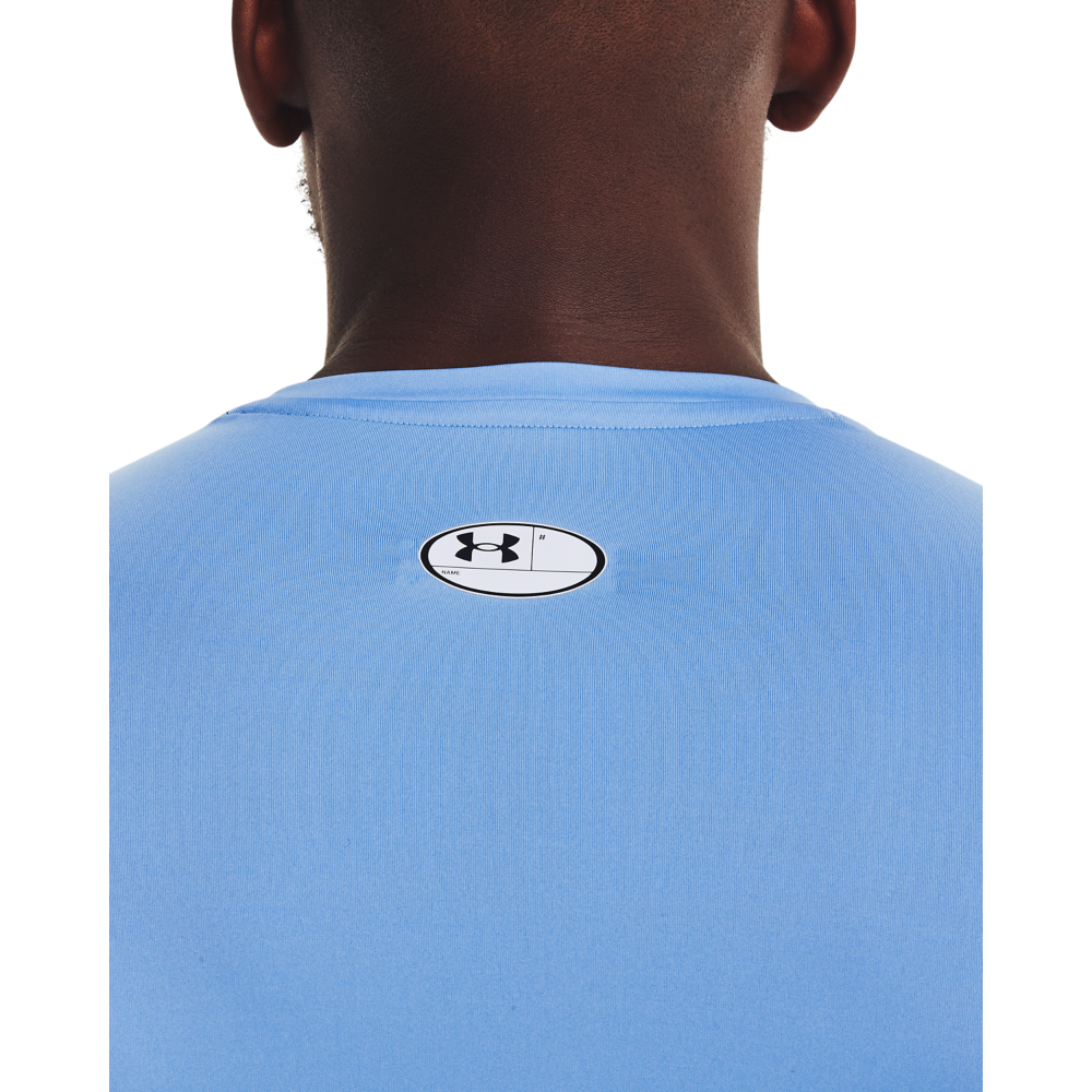 Under Armour Men's HeatGear Armour Long Sleeve Shirt - CAROLINA BLUE Thumbnail View 3