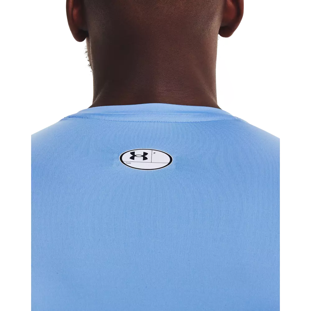 Under Armour Men's HeatGear Armour Long Sleeve Shirt - CAROLINA BLUE