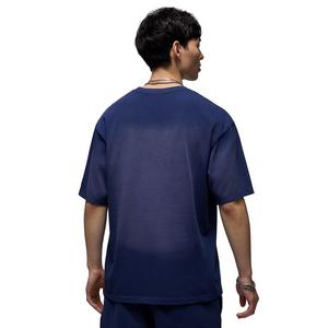 Jordan Men's Flight Essentials 85 Short Sleeve Washed T-Shirt-Navy