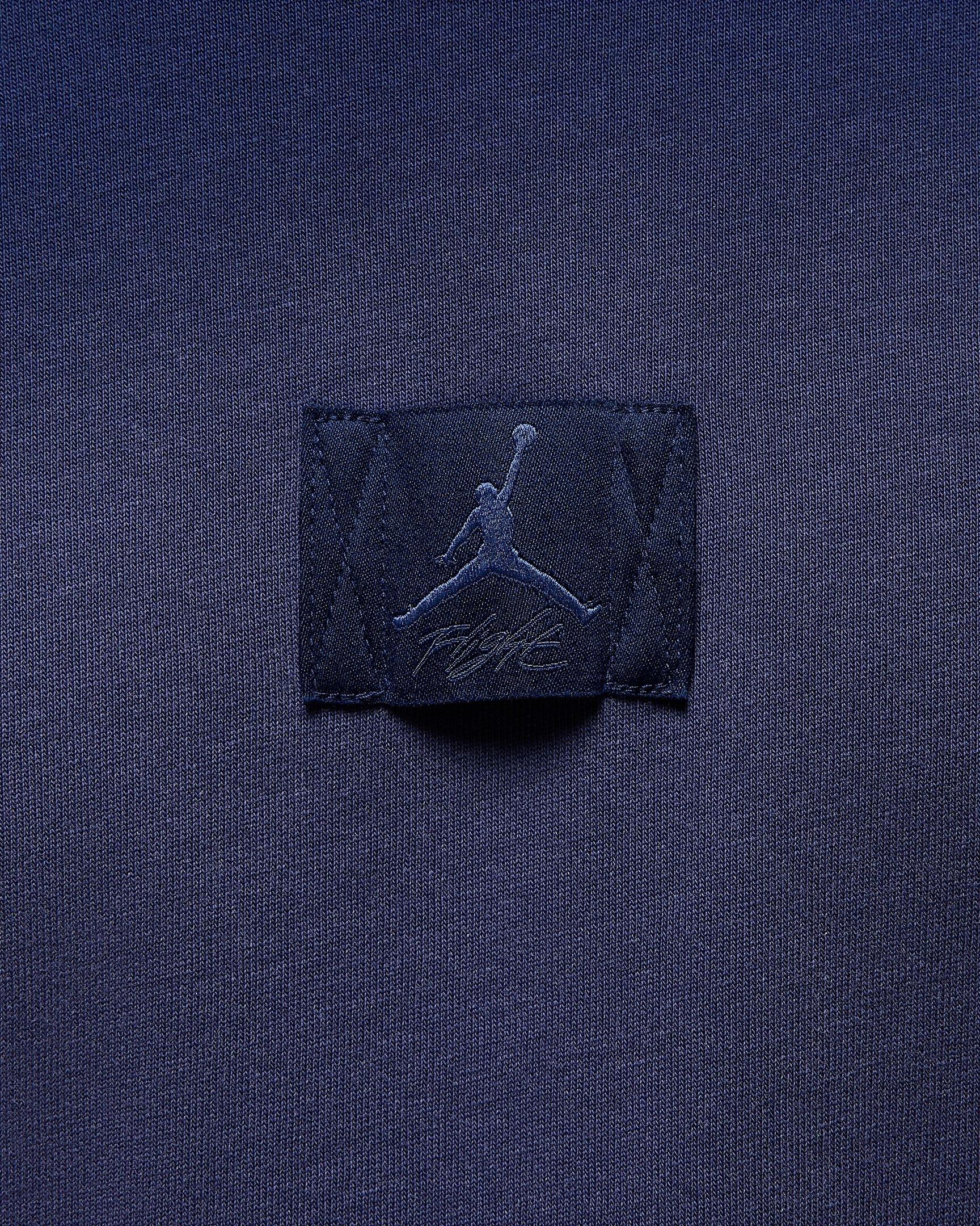 Jordan Men's Flight Essentials 85 Short Sleeve Washed T-Shirt-Navy - NAVY Thumbnail View 4