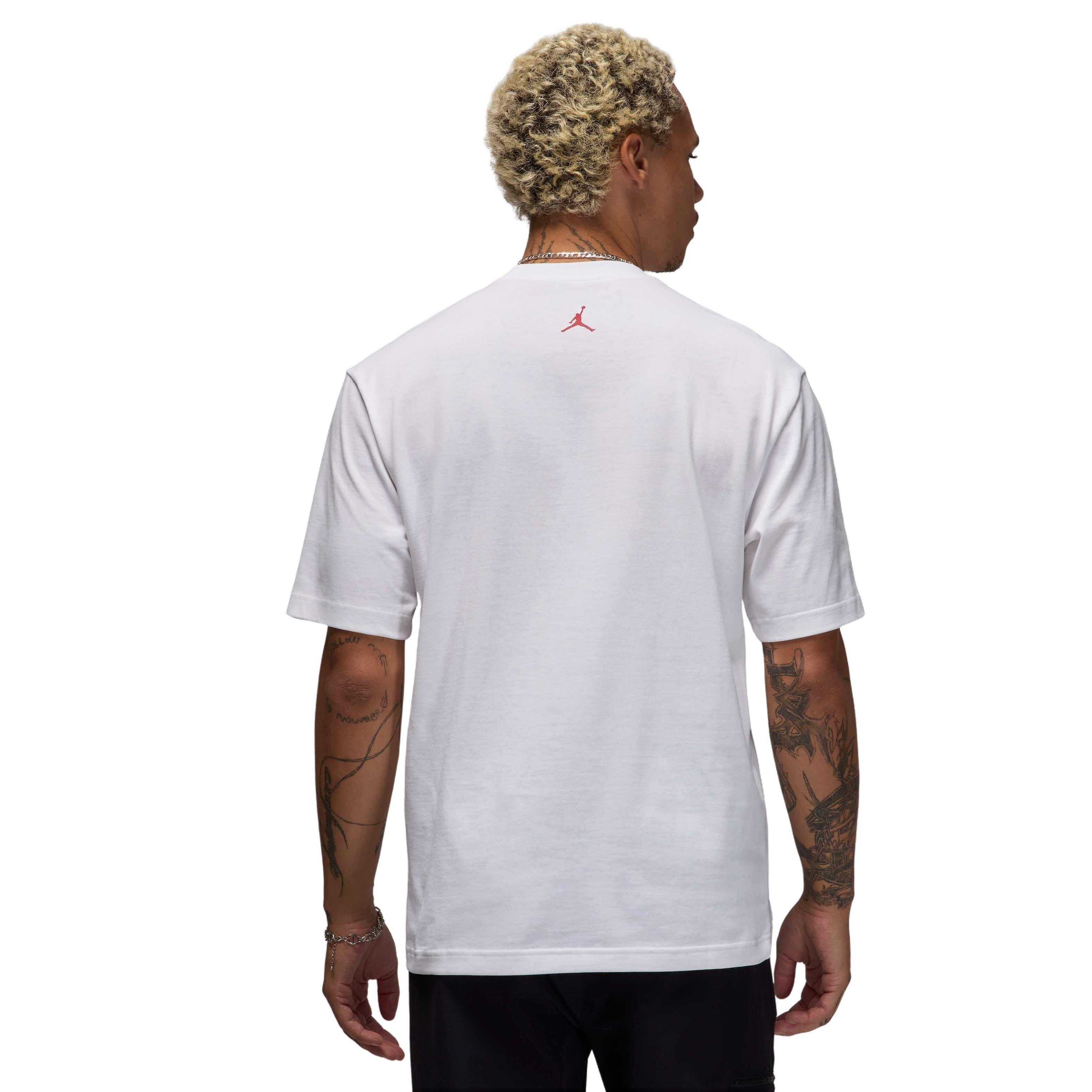 Jordan Men's Brand Sneaker Patch Short-Sleeve T-Shirt - WHITE Thumbnail View 2
