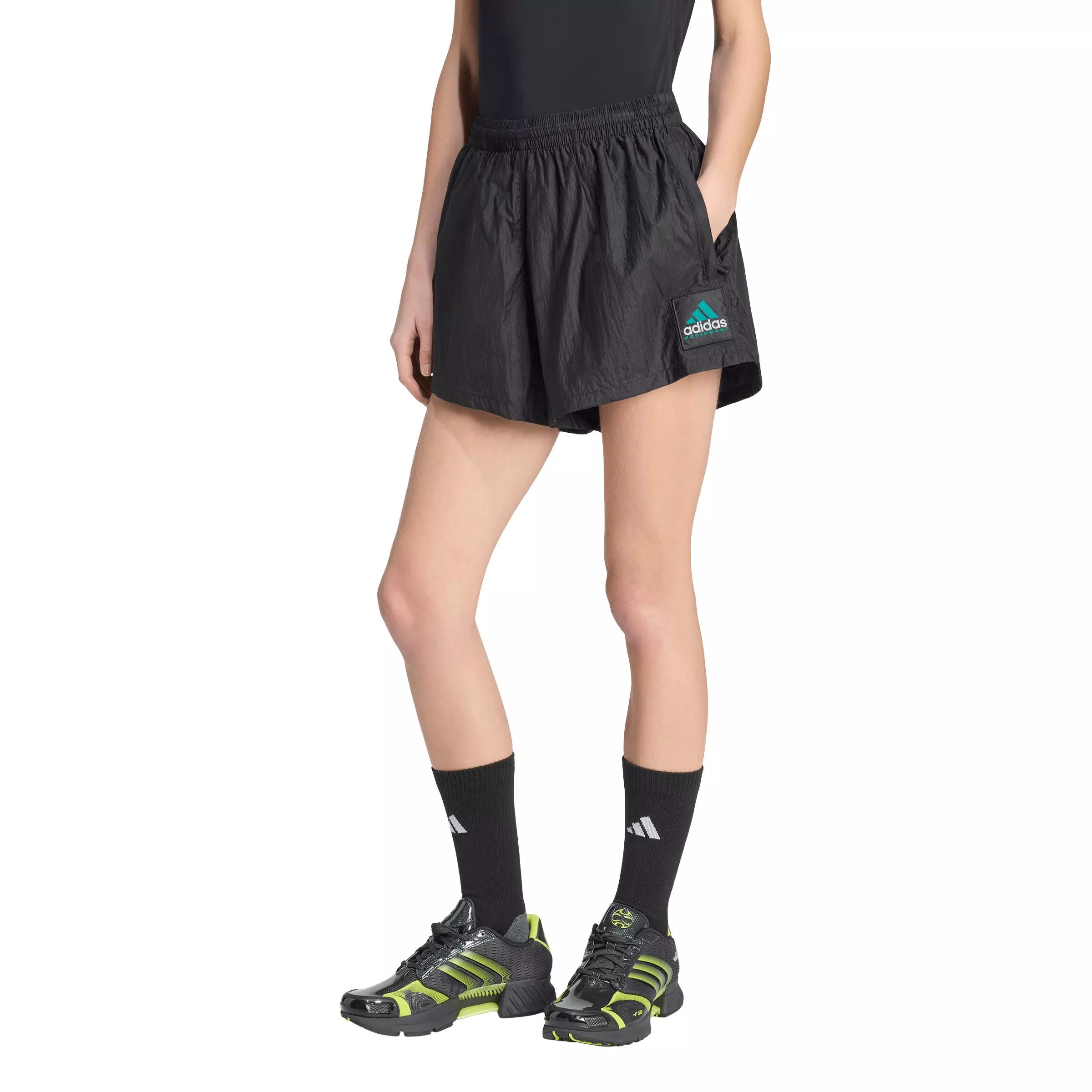 adidas Originals Women's EQT Shorts - Black - BLACK