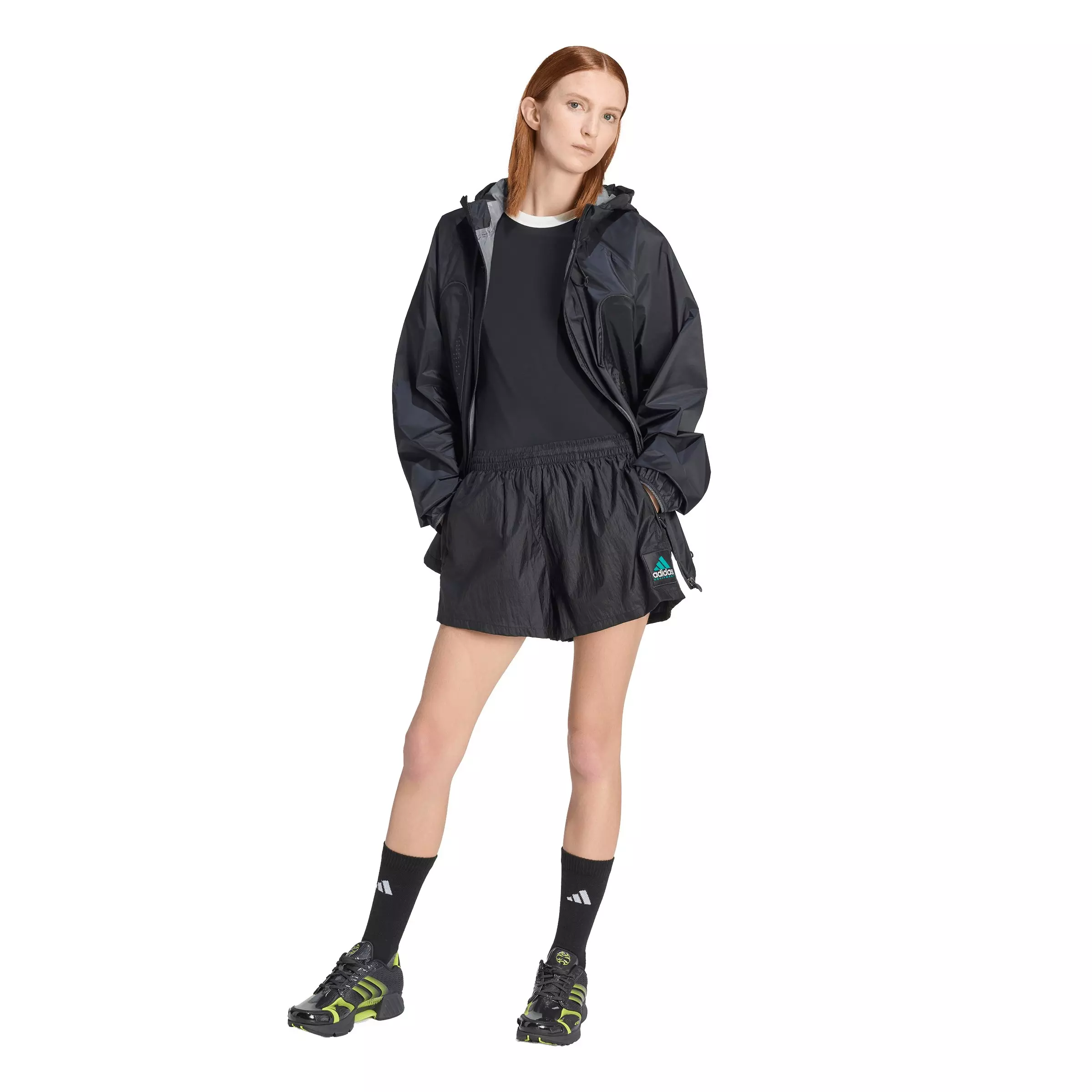 adidas Originals Women's EQT Shorts-Black - BLACK