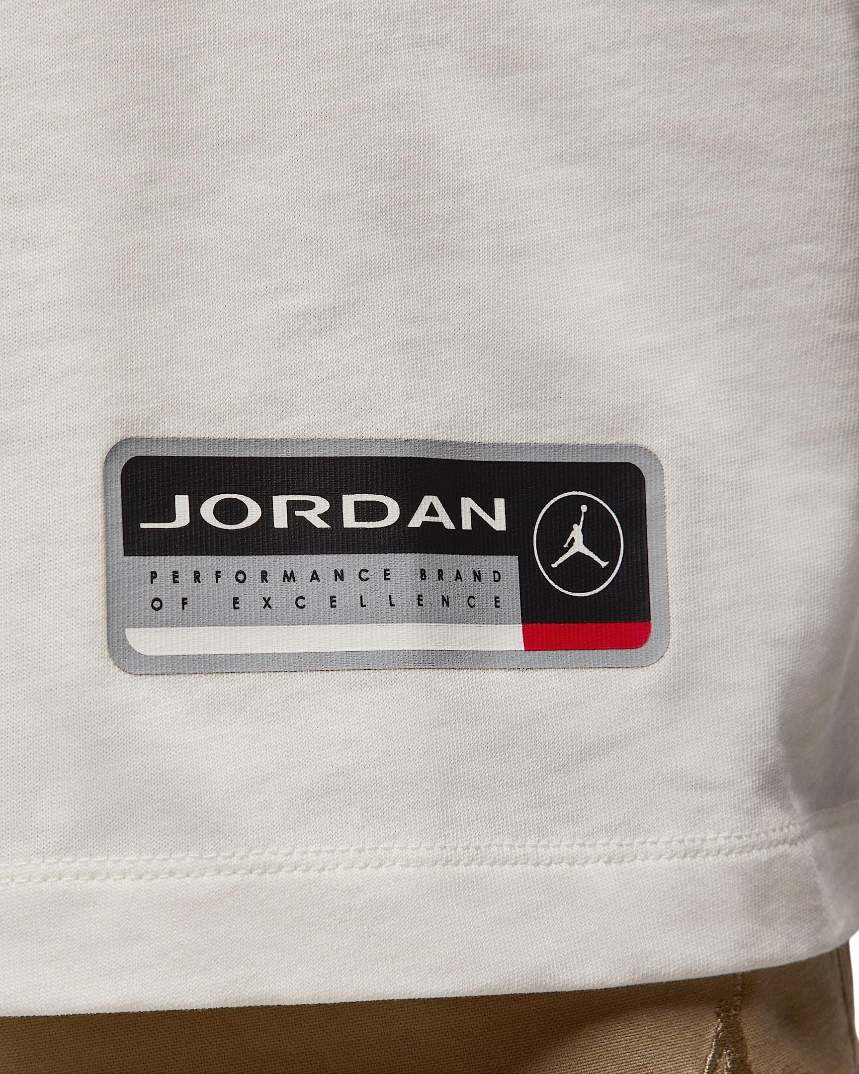 Jordan Men's Flight Essentials Oversized T-Shirt -White - WHITE Thumbnail View 5