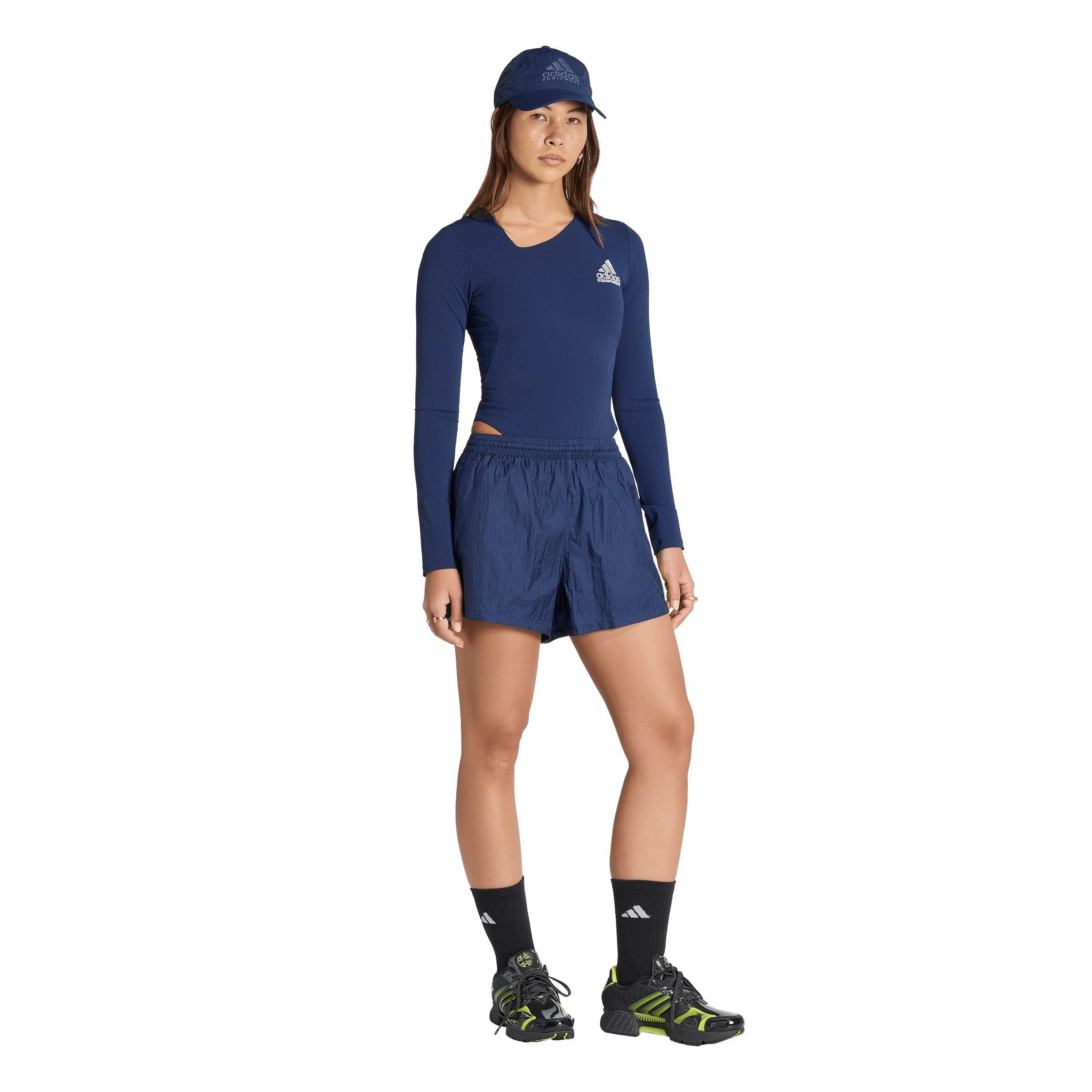 adidas Originals Women's EQT Shorts-Navy - NAVY Thumbnail View 5