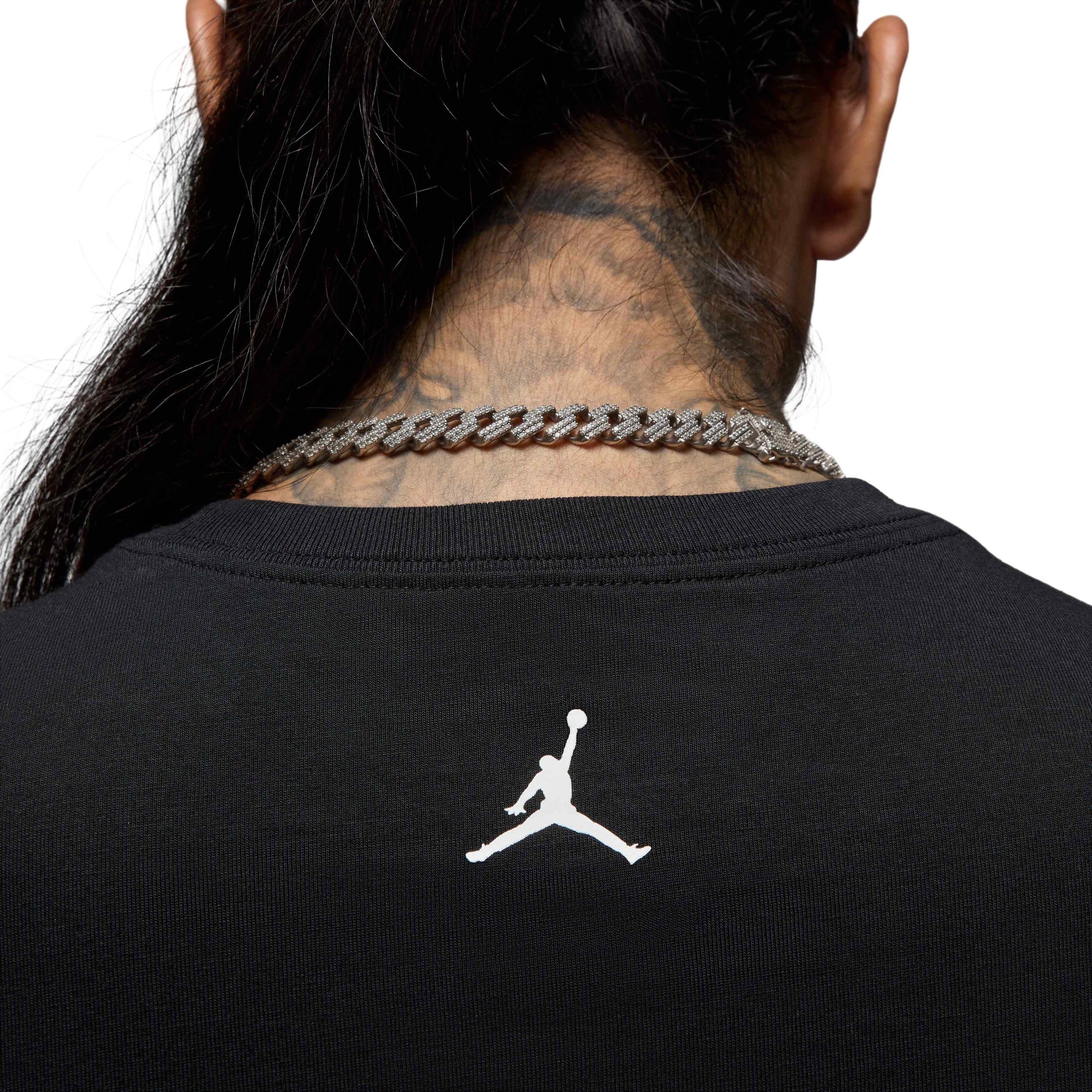 Jordan Men's Brand Photo Sort-Sleeve T-Shirt -  Black - BLACK Thumbnail View 5