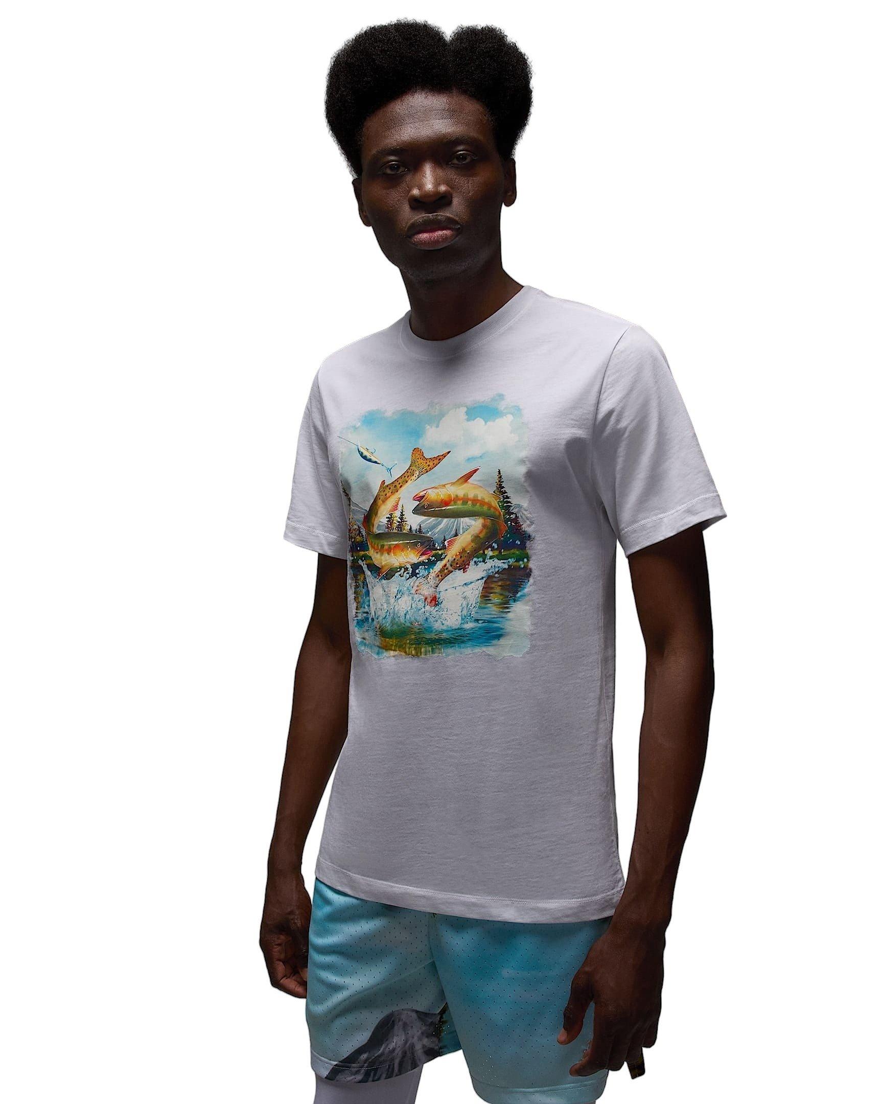 Jordan Luka Men's Short-Sleeve Crew T-Shirt -White - WHITE Thumbnail View 1