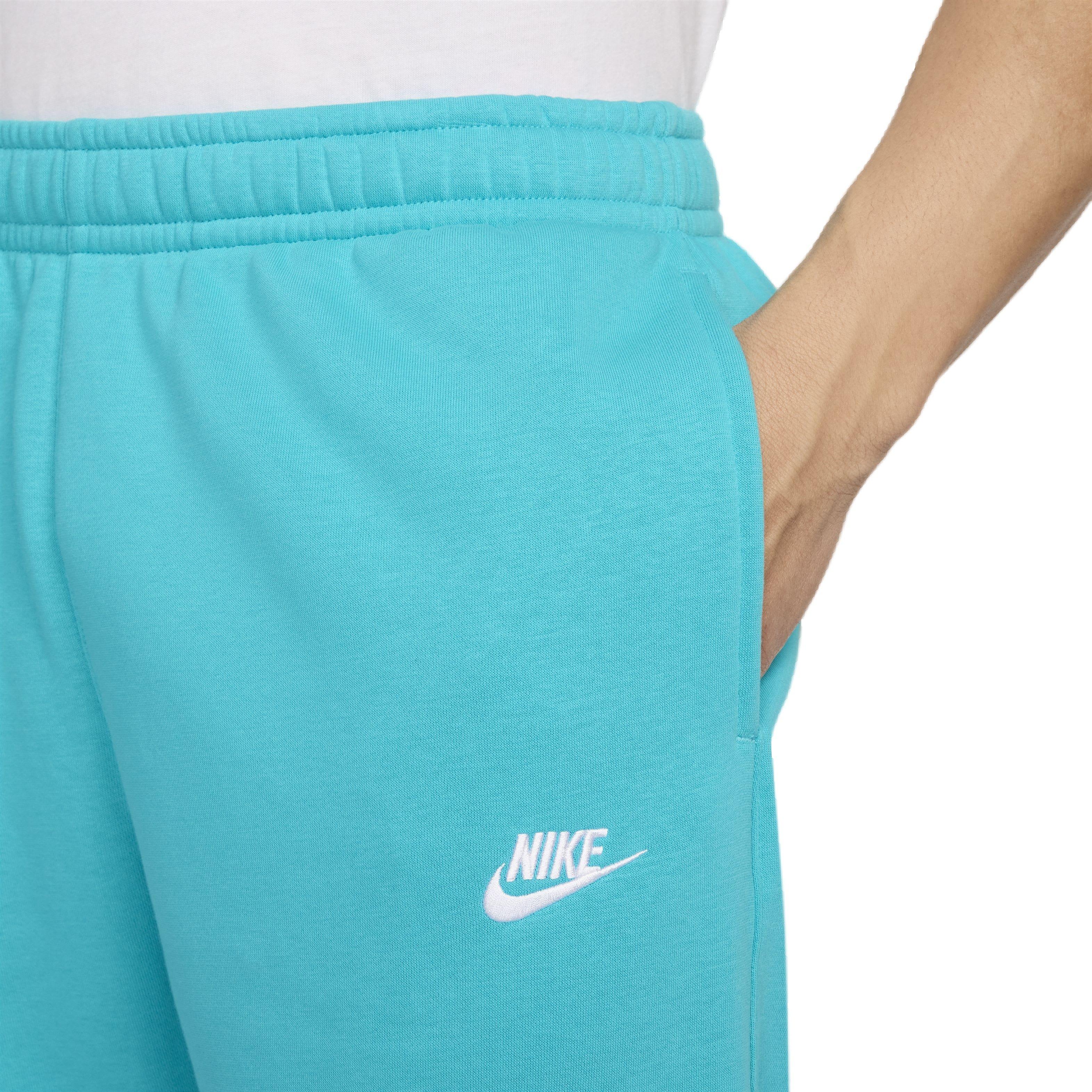 Nike Men's Sportswear Club Fleece Joggers - Turquoise - TURQUOISE  Thumbnail View 4