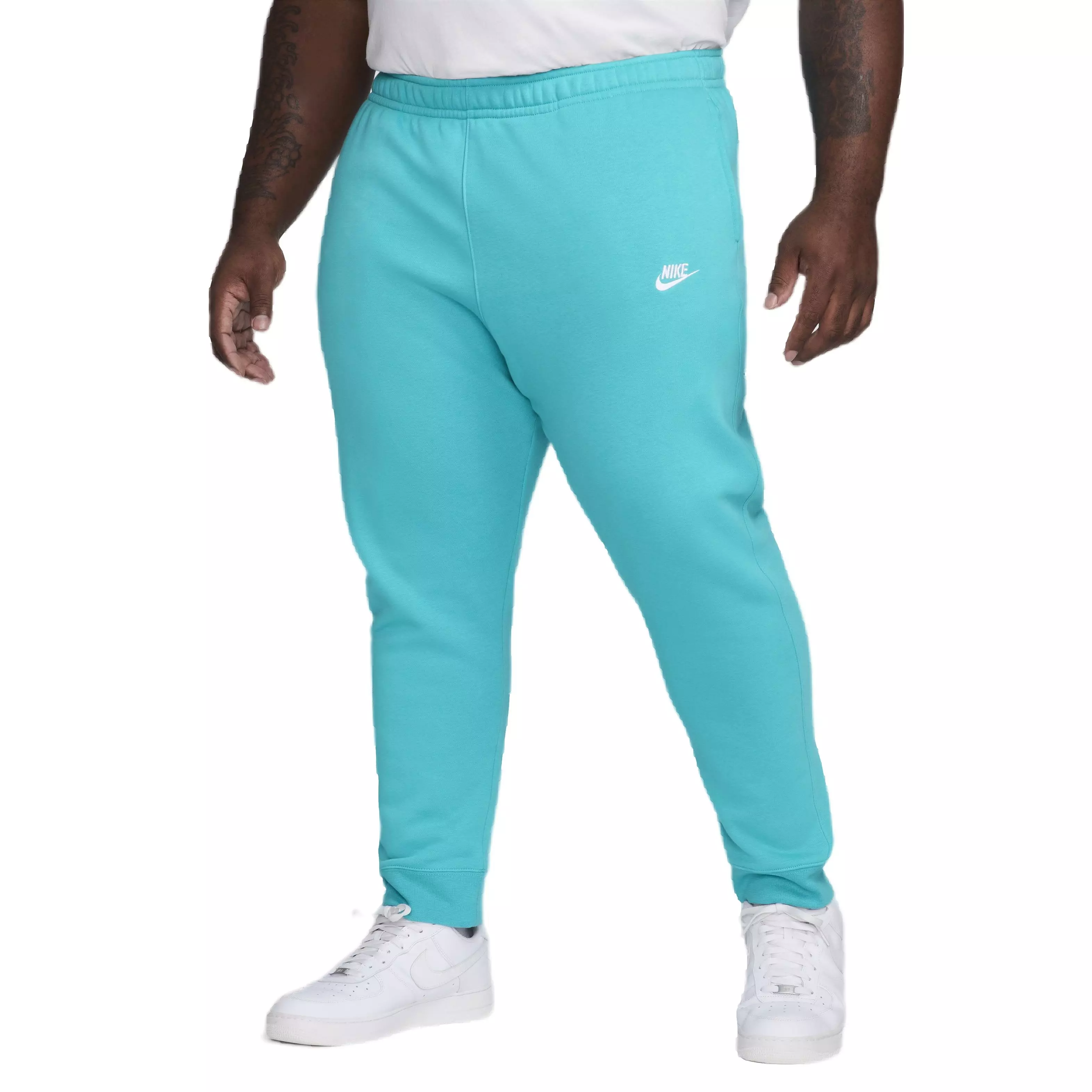 Nike Men's Sportswear Club Fleece Joggers - Turquoise - TURQUOISE 