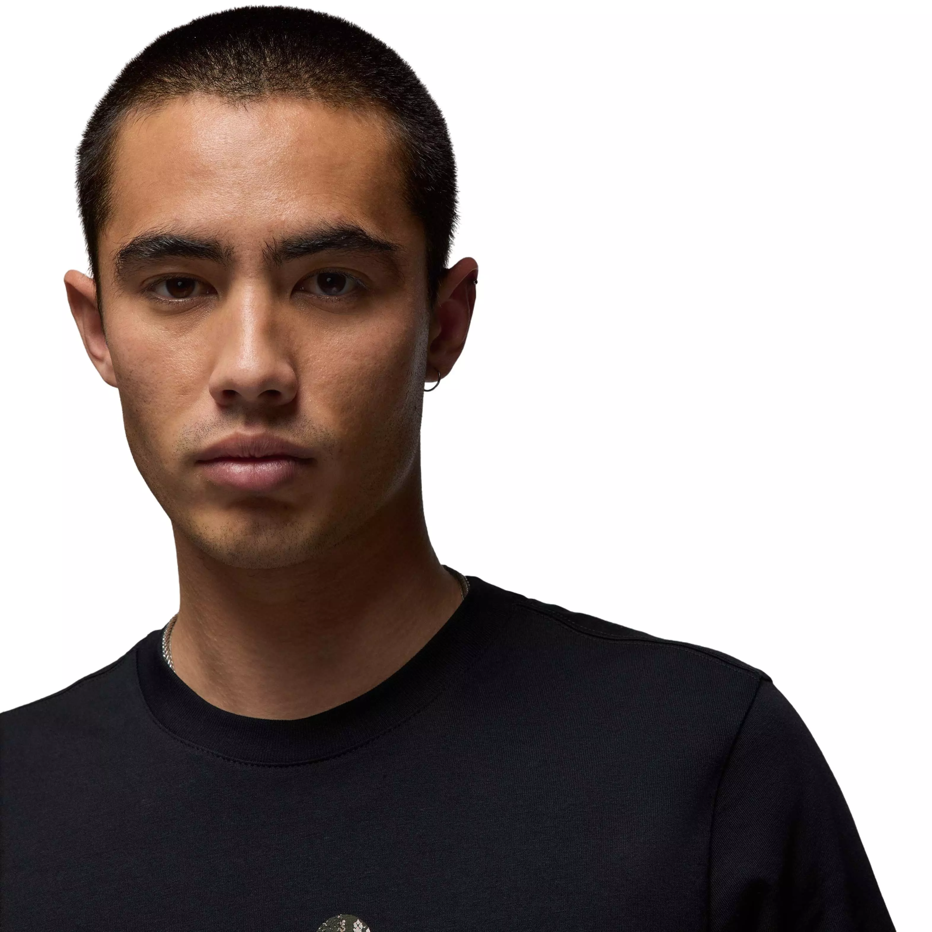 Jordan Men's Sport Dri-FIT JM Short-Sleeve Crew T-Shirt - BLACK