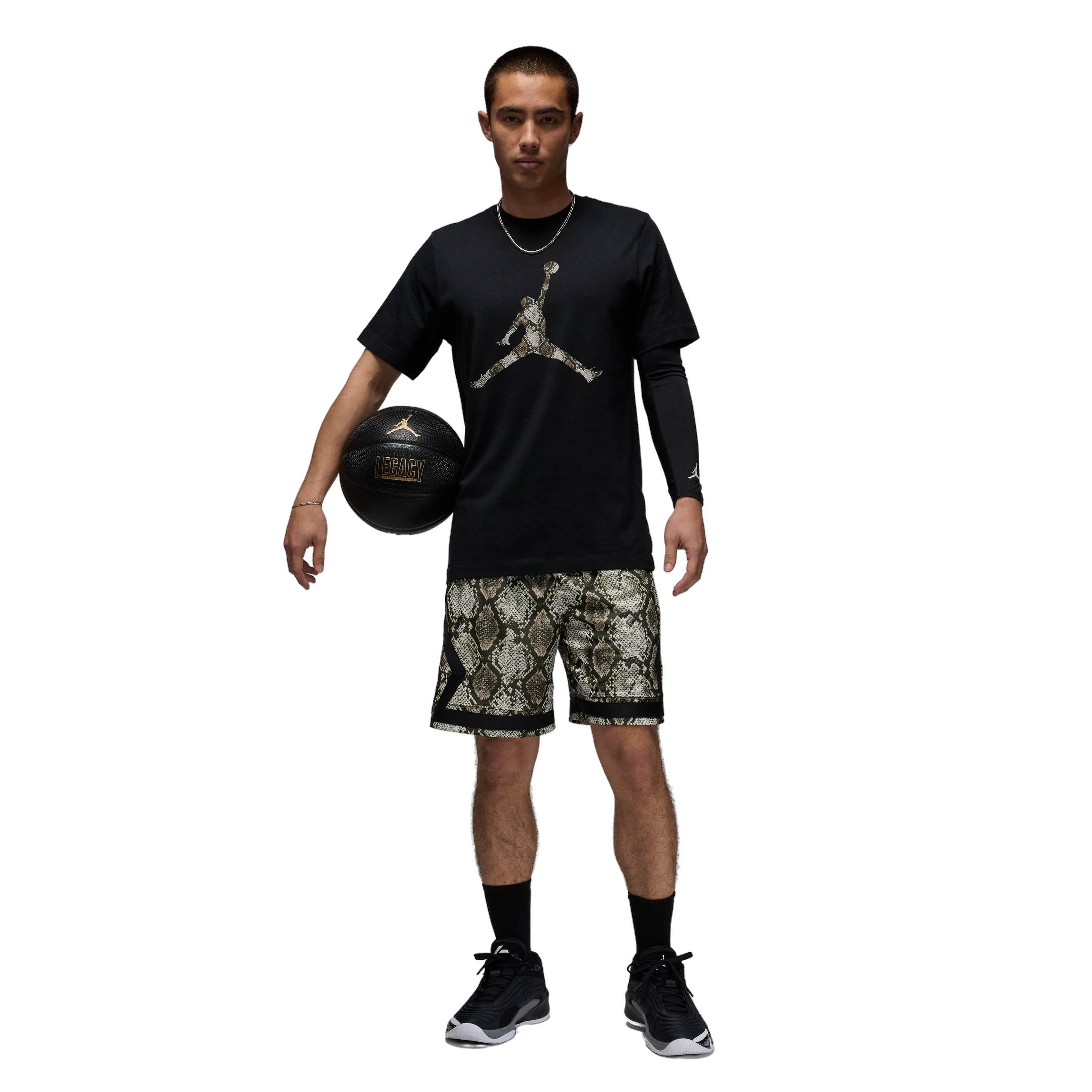Jordan Men's Sport Dri-FIT JM Short-Sleeve Crew T-Shirt - BLACK Thumbnail View 5