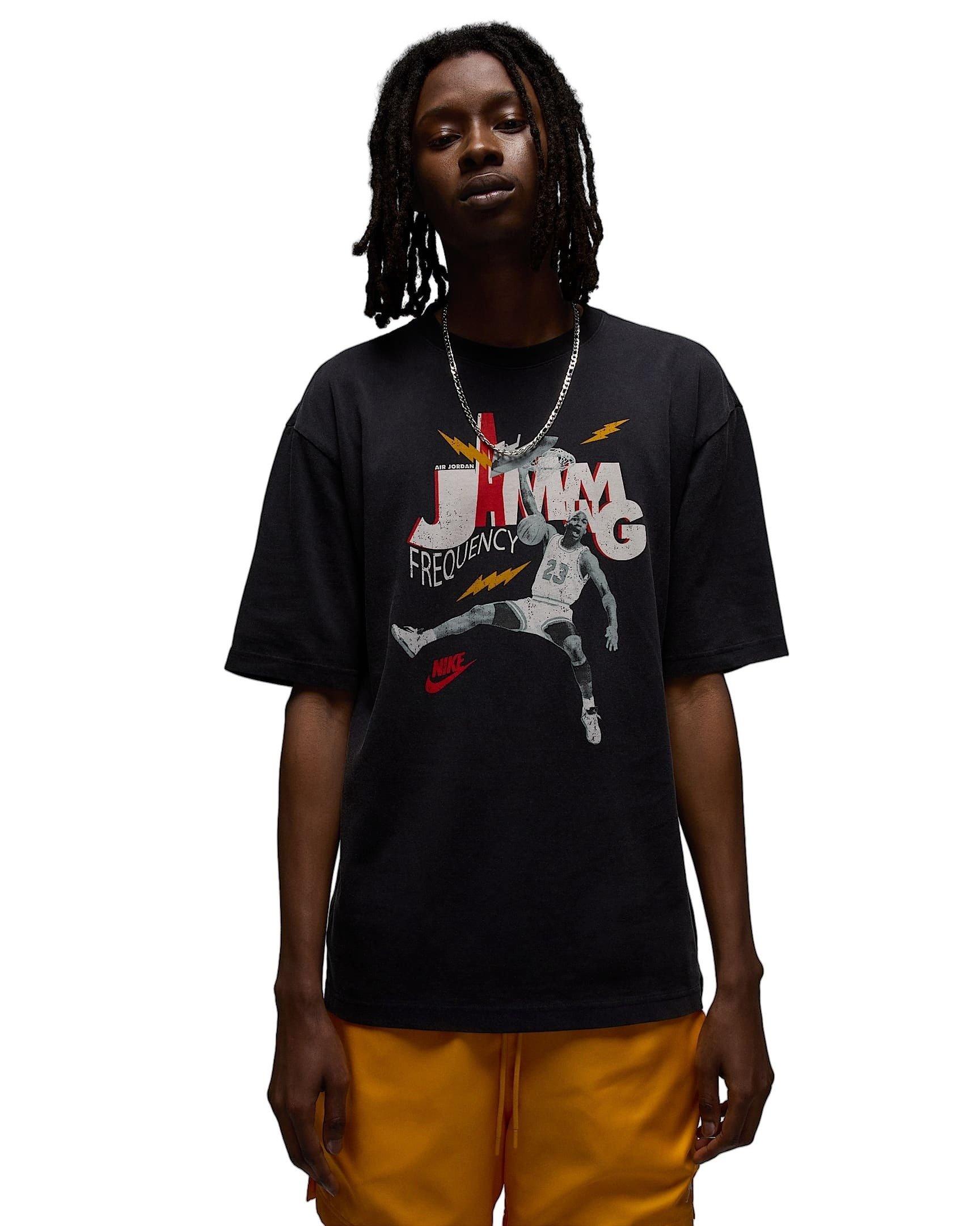 Jordan 1ブレッド　85グラフィックTシャツ XXL 黒 Air Jordan 85 Men's Graphic T-Shirt. Nike JP