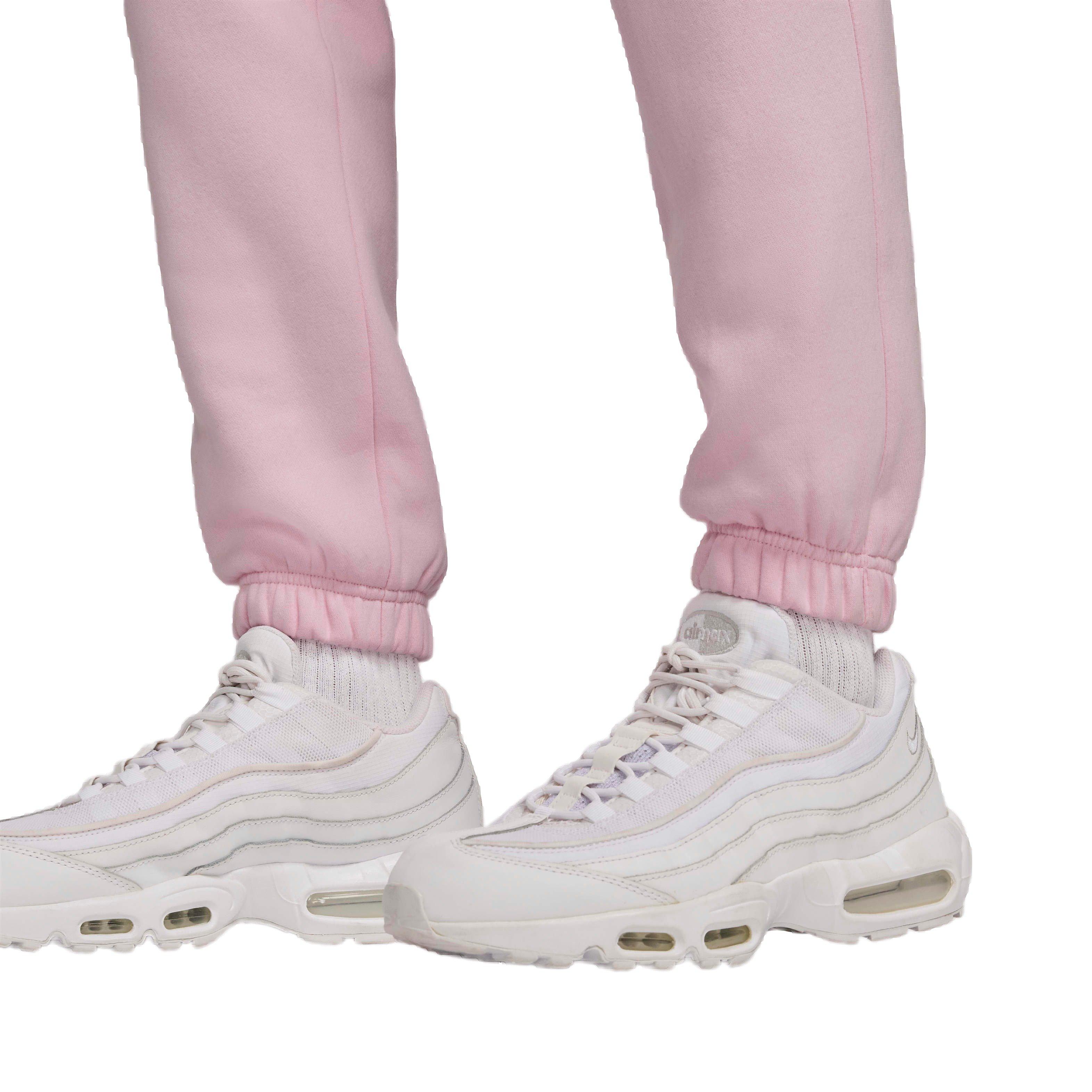 Nike Men's Sportswear Club Fleece Pants - PINK Thumbnail View 5