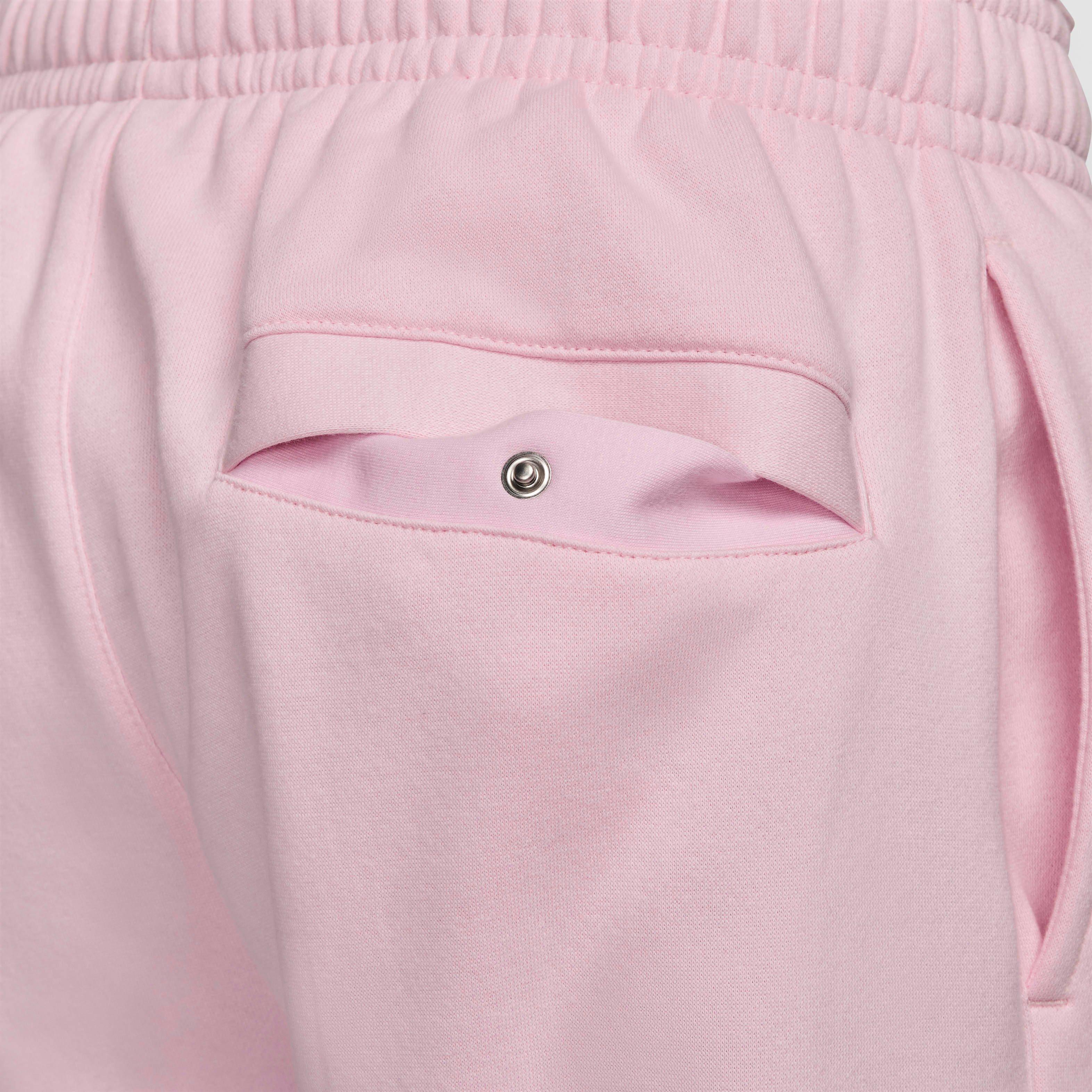 Nike Men's Sportswear Club Fleece Pants - PINK Thumbnail View 6