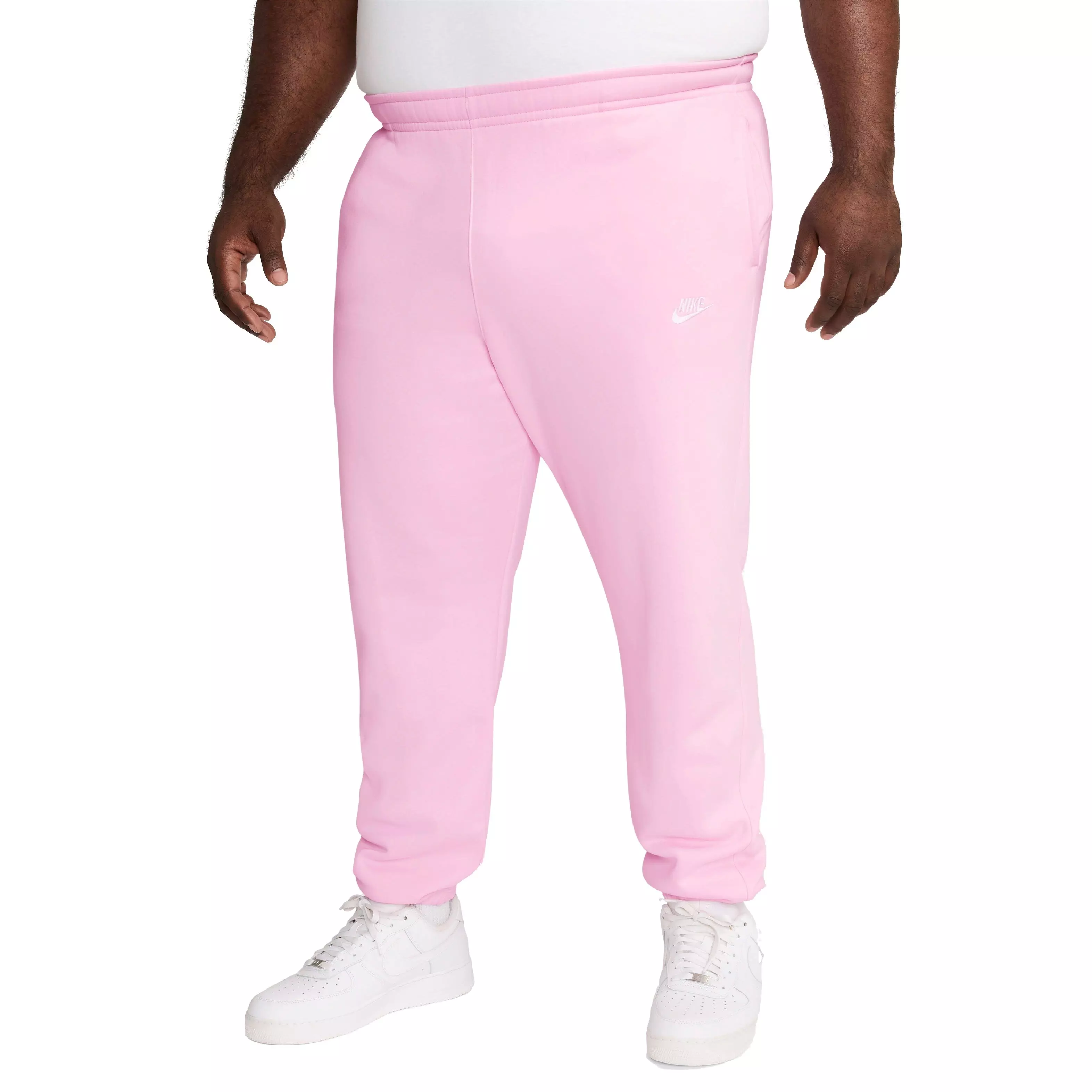 Nike Men's Sportswear Club Fleece Pants - PINK