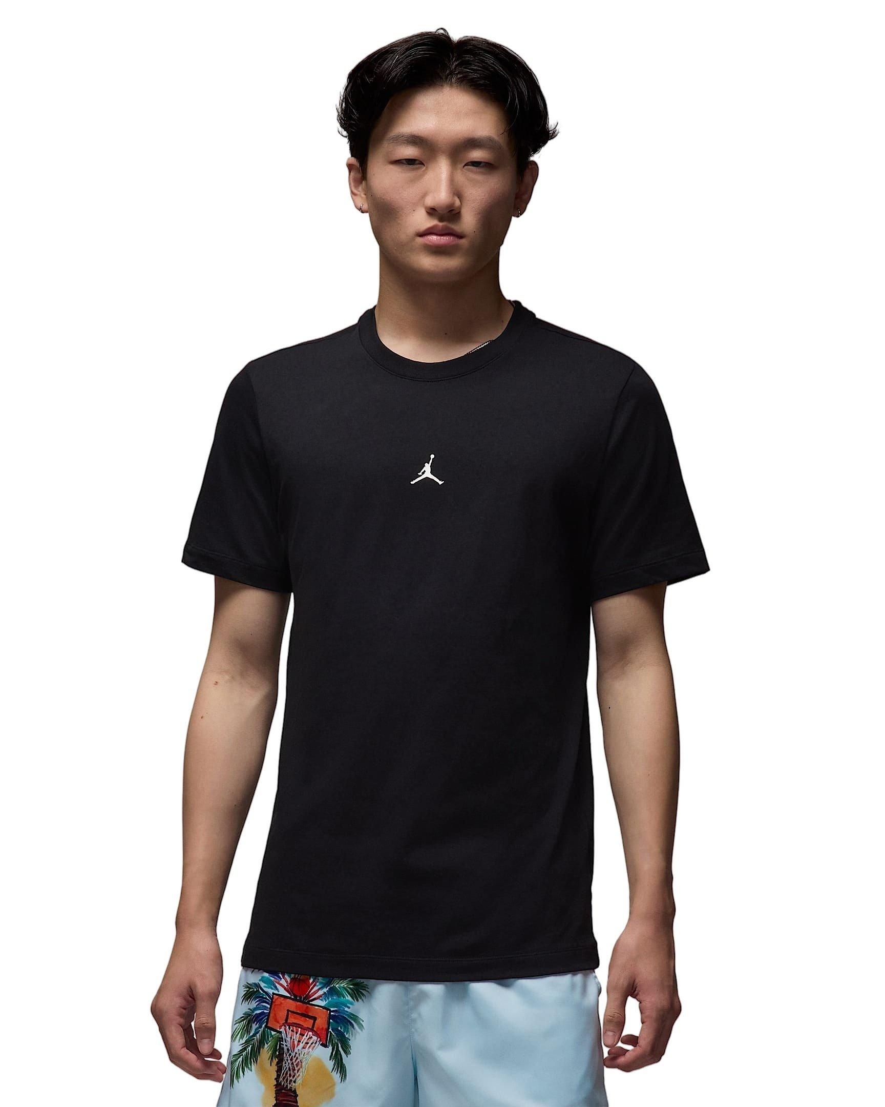 Jordan Men's Flight Essentials Graphic Short-Sleeve Crew T-Shirt - Black - BLACK Thumbnail View 1