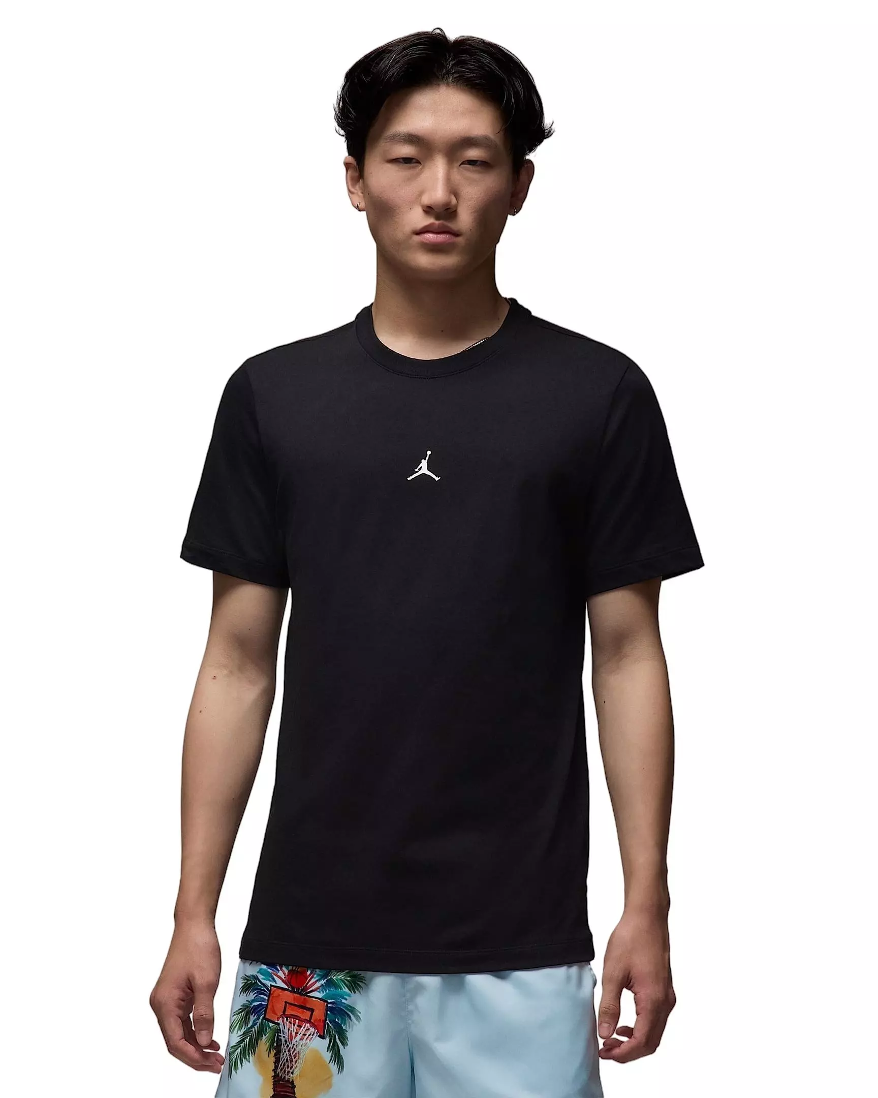 Jordan Men's Flight Essentials Graphic Short-sleeve Crew T-Shirt - Black - BLACK