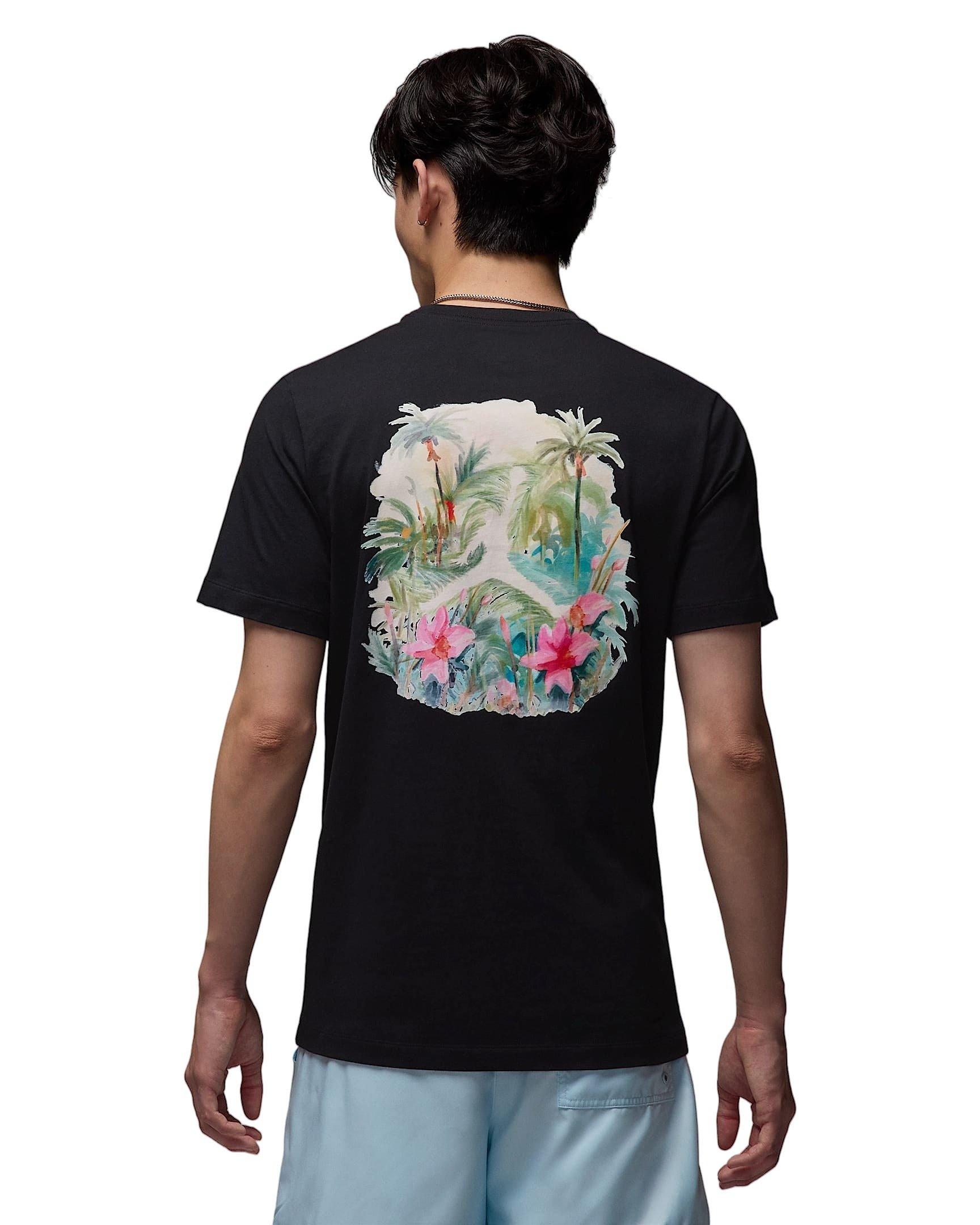 Jordan Men's Flight Essentials Graphic Short-Sleeve Crew T-Shirt - Black - BLACK Thumbnail View 2