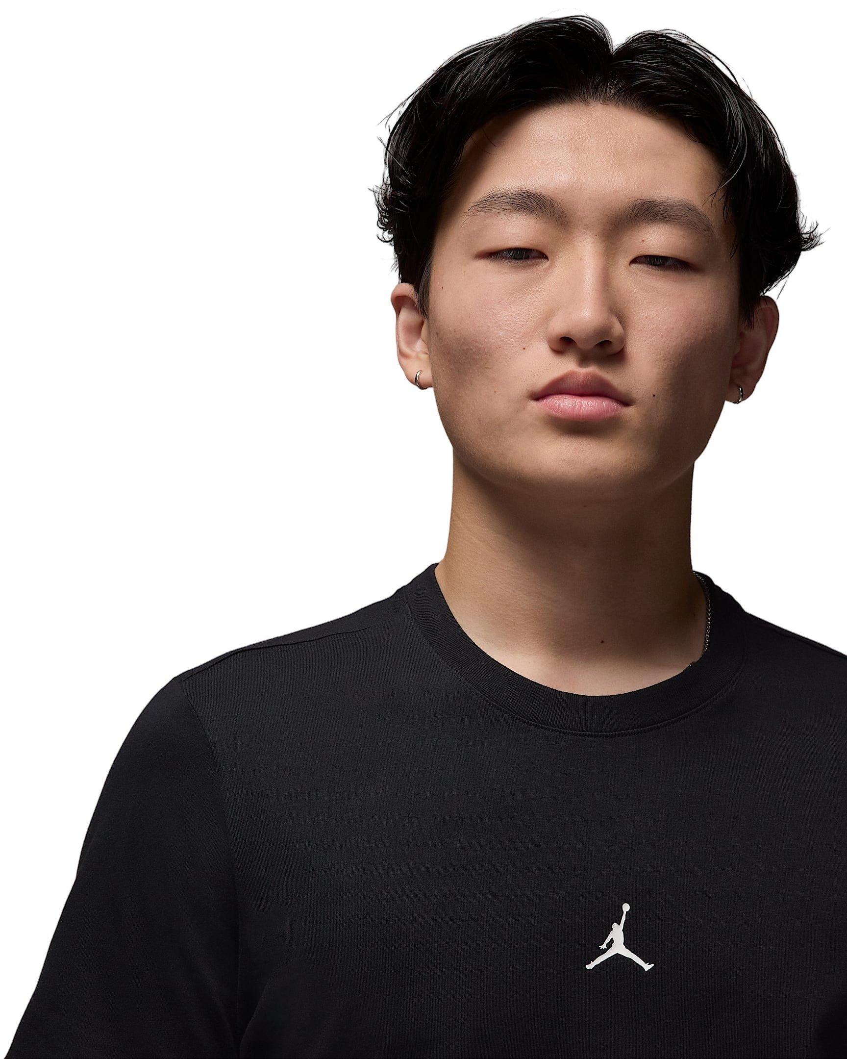 Jordan Men's Flight Essentials Graphic Short-sleeve Crew T-Shirt -Black - BLACK Thumbnail View 3