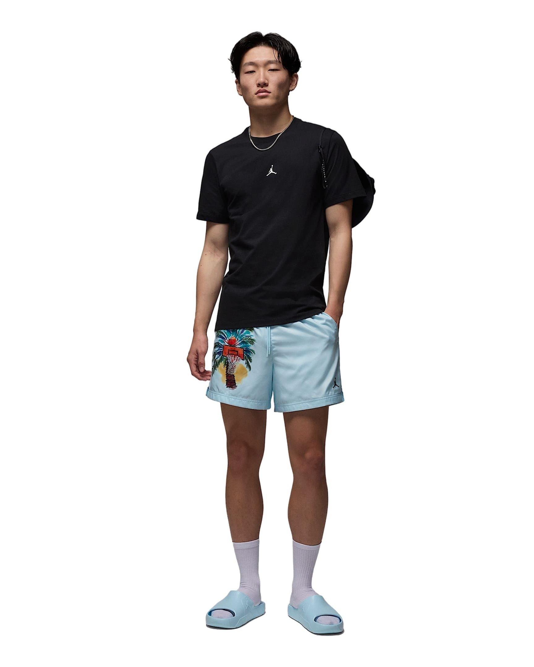 Jordan Men's Flight Essentials Graphic Short-Sleeve Crew T-Shirt - Black - BLACK Thumbnail View 5