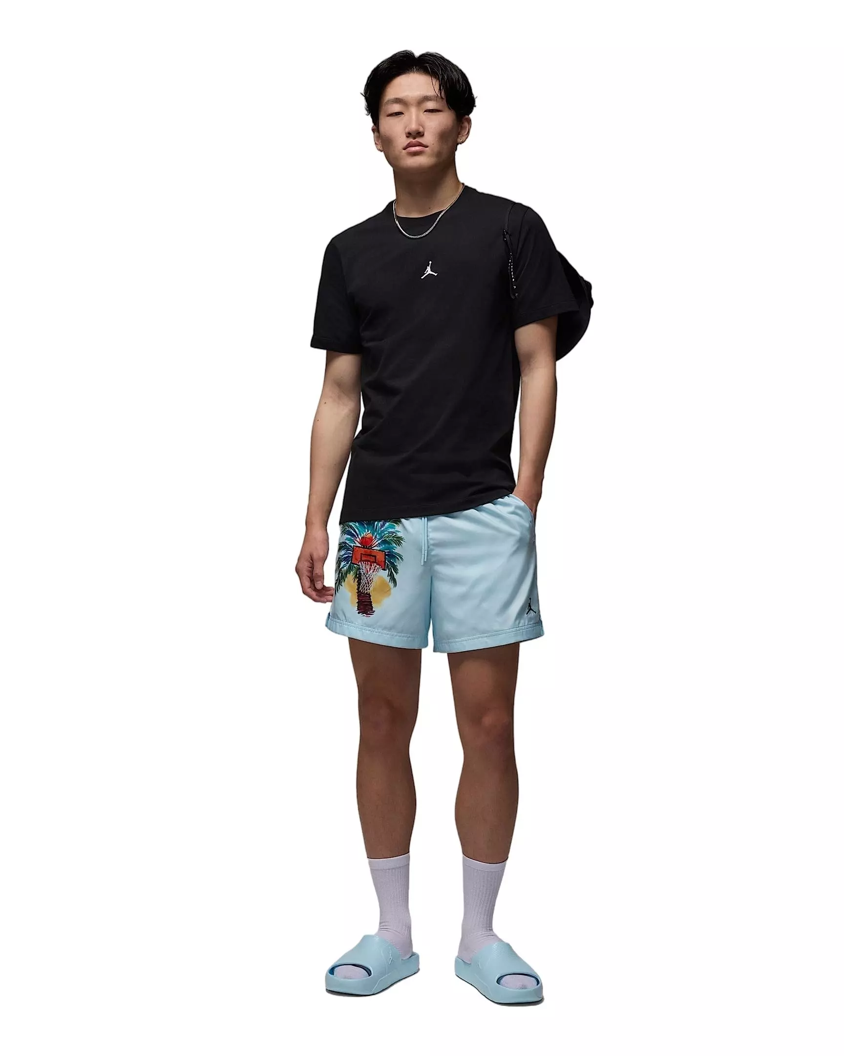 Jordan Men's Flight Essentials Graphic Short-Sleeve Crew T-Shirt - Black - BLACK