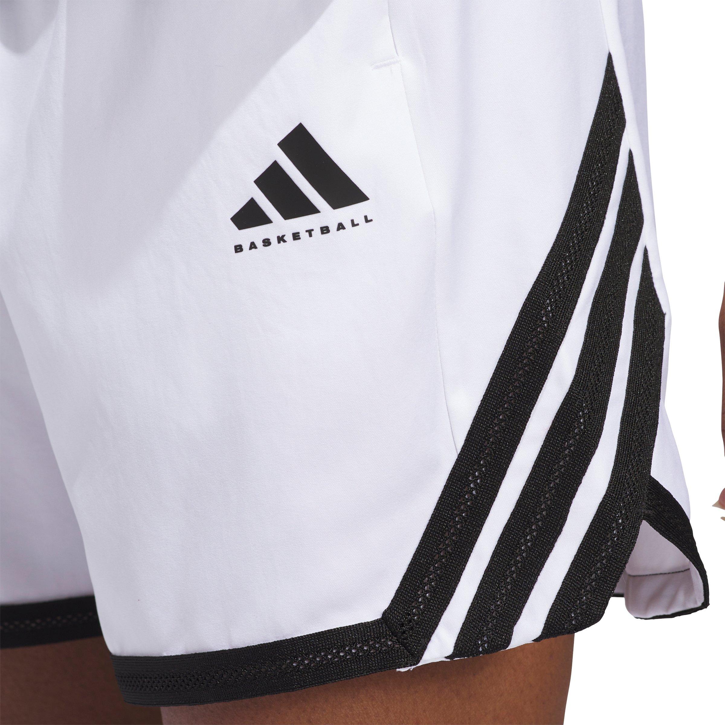 adidas Women's Crazy Lite Shorts-White - WHITE Thumbnail View 3