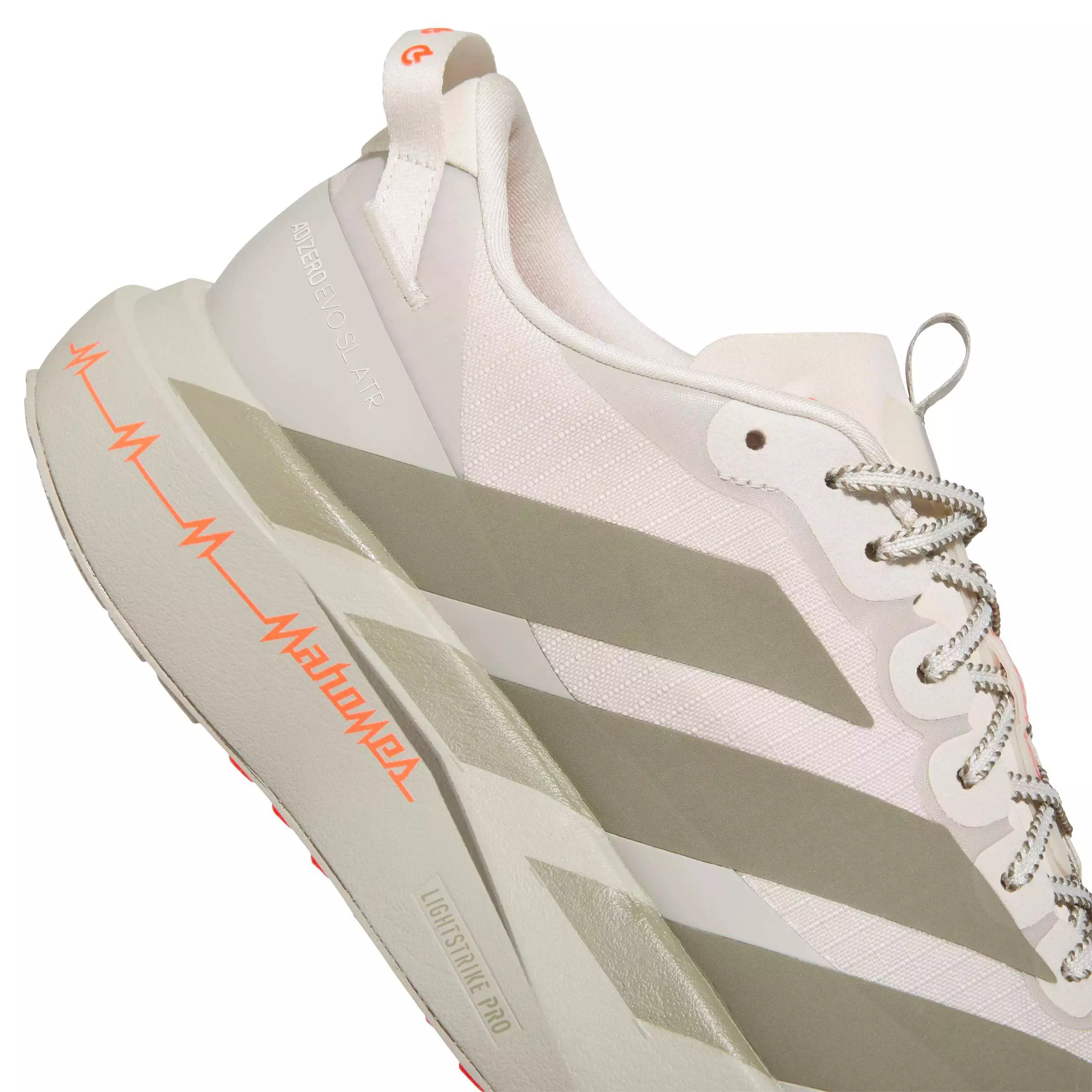 adidas Adizero Evo SL ATR Patrick Mahomes PE "Alumina/Clay/Solar Red" Men's Running Shoe - ALUMINA/CLAY/RED