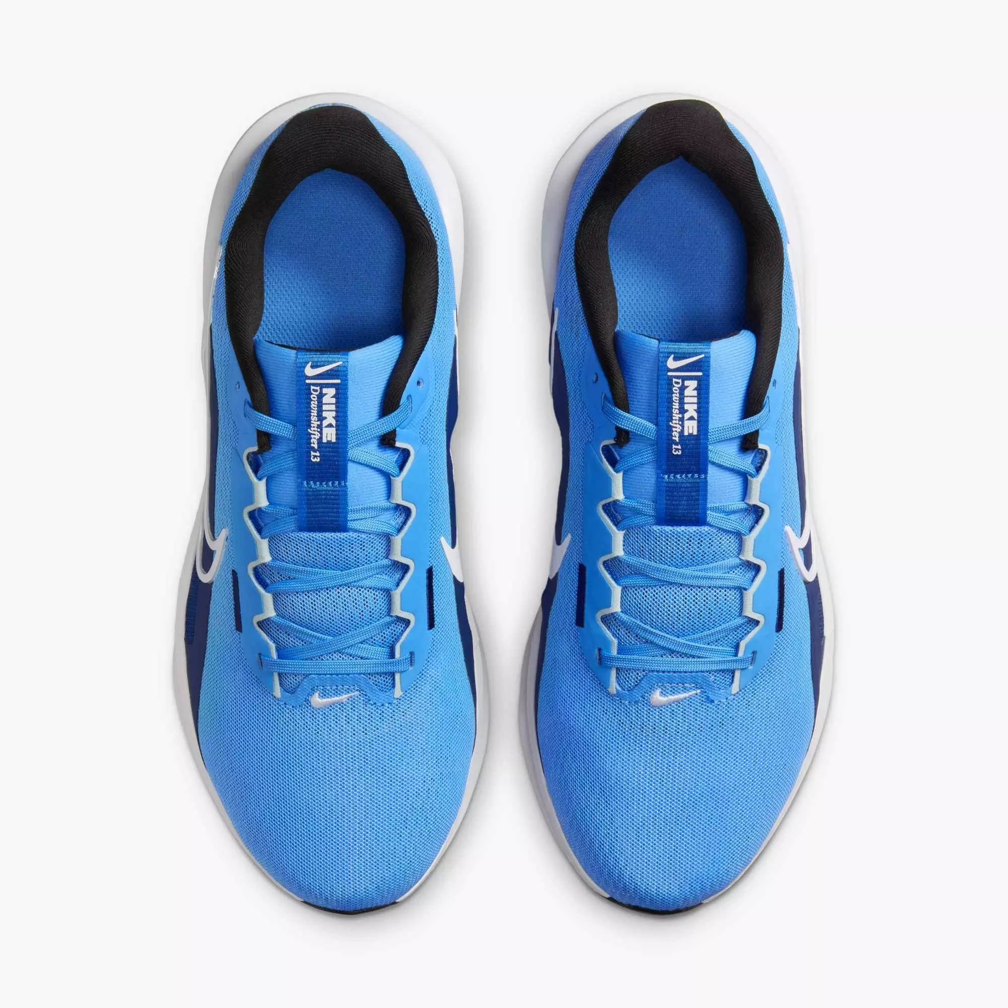 Nike Downshifter 13 "University Blue/Blue Void/Glacier Blue/White" Men's Wide Running Shoe - BLUE/BLUE/BLUE/WHITE