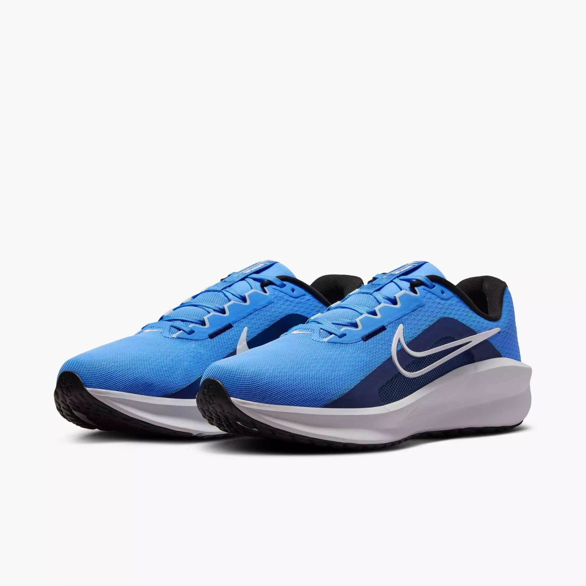 Nike Downshifter 13 "University Blue/Blue Void/Glacier Blue/White" Men's Wide Running Shoe - BLUE/BLUE/BLUE/WHITE