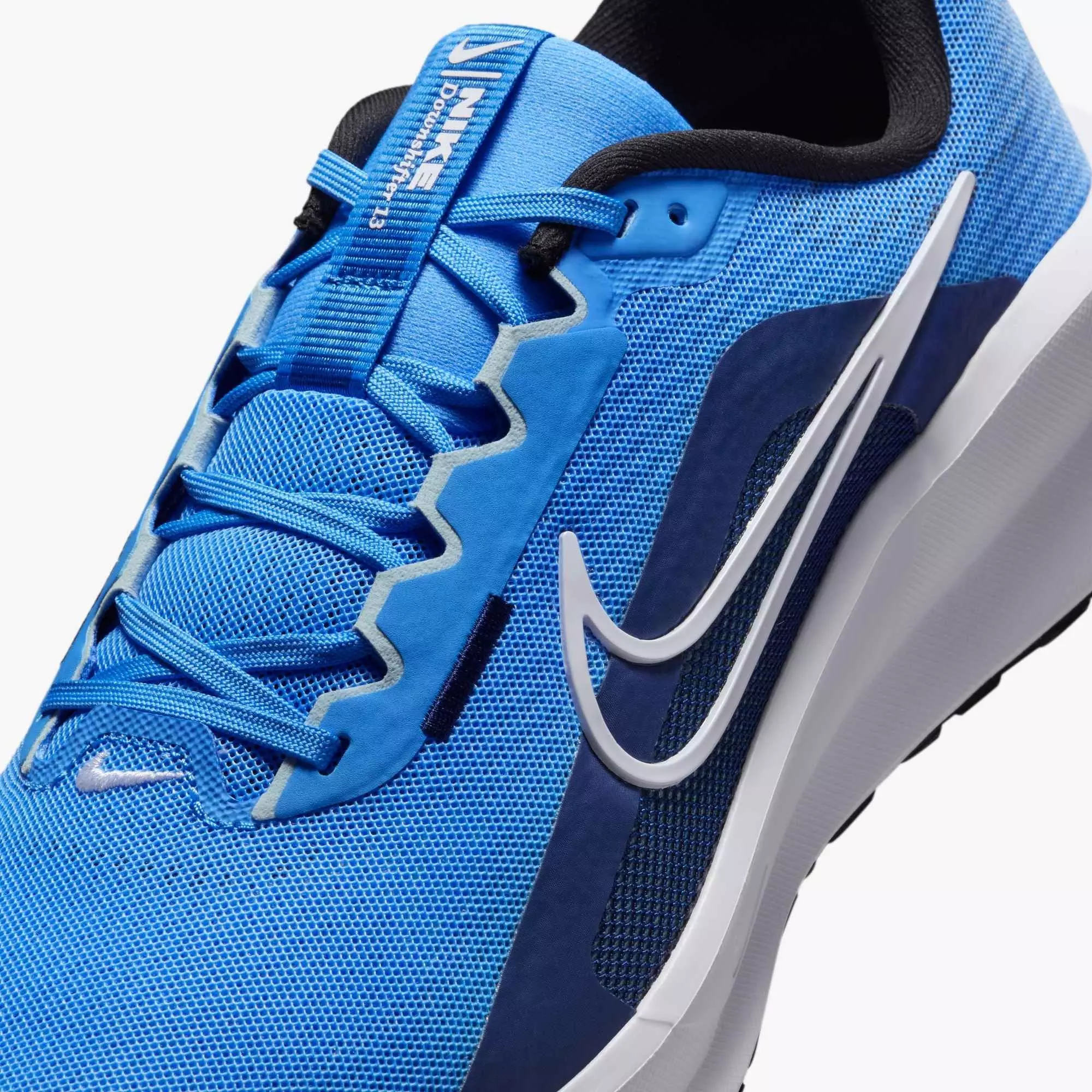 Nike Downshifter 13 "University Blue/Blue Void/Glacier Blue/White" Men's Wide Running Shoe - BLUE/BLUE/BLUE/WHITE