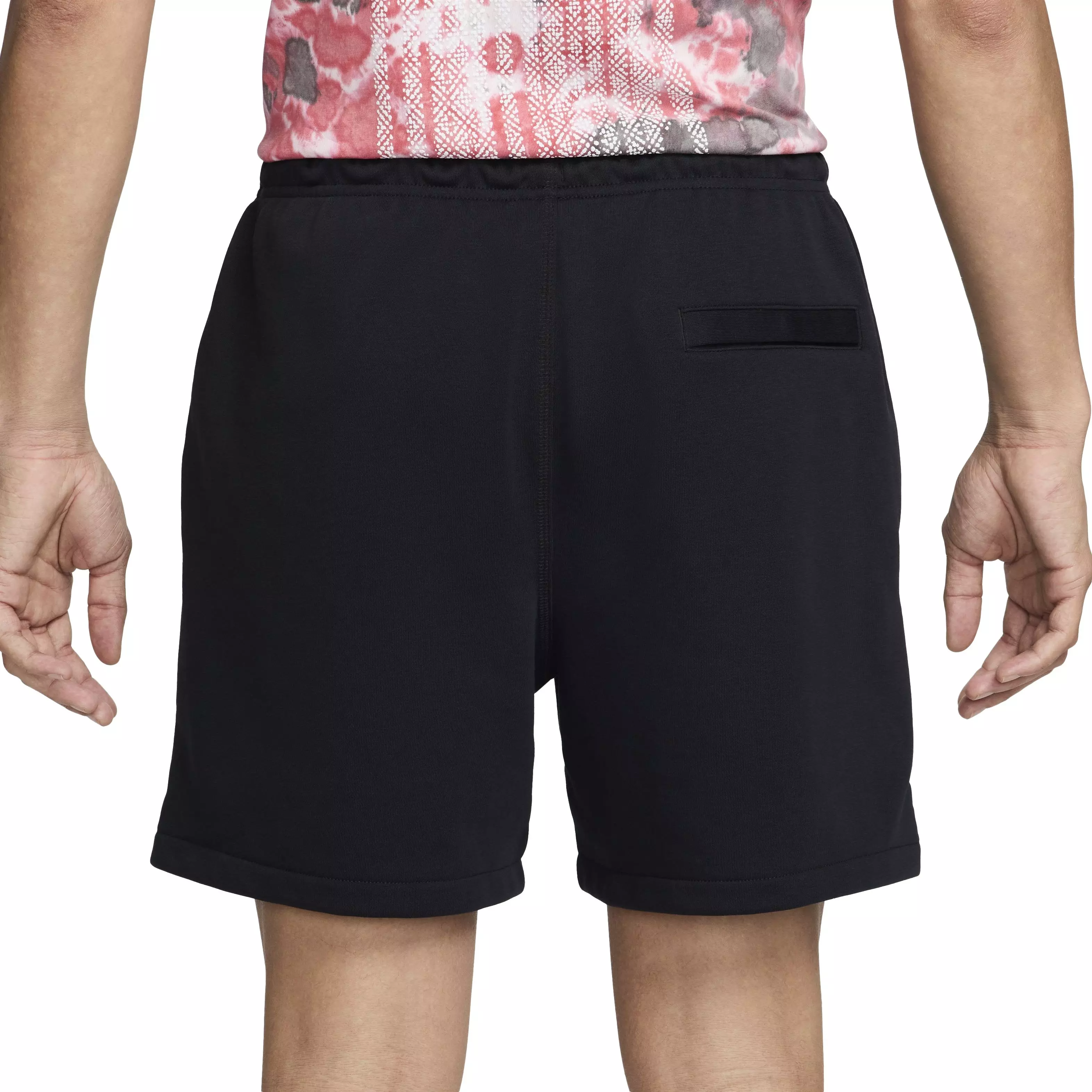 Nike Men's Club French Terry Flow Shorts - BLACK