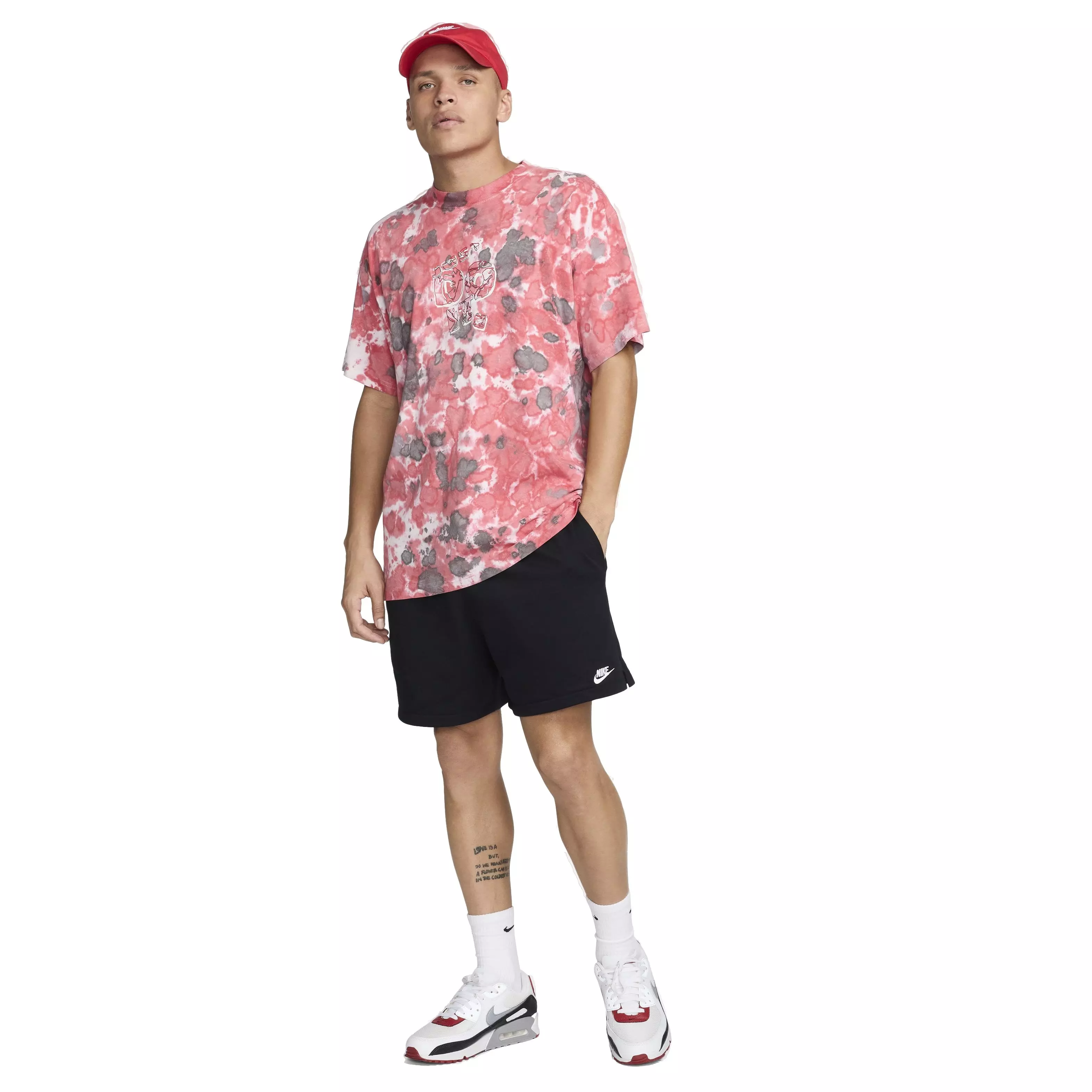 Nike Men's Club French Terry Flow Shorts - BLACK