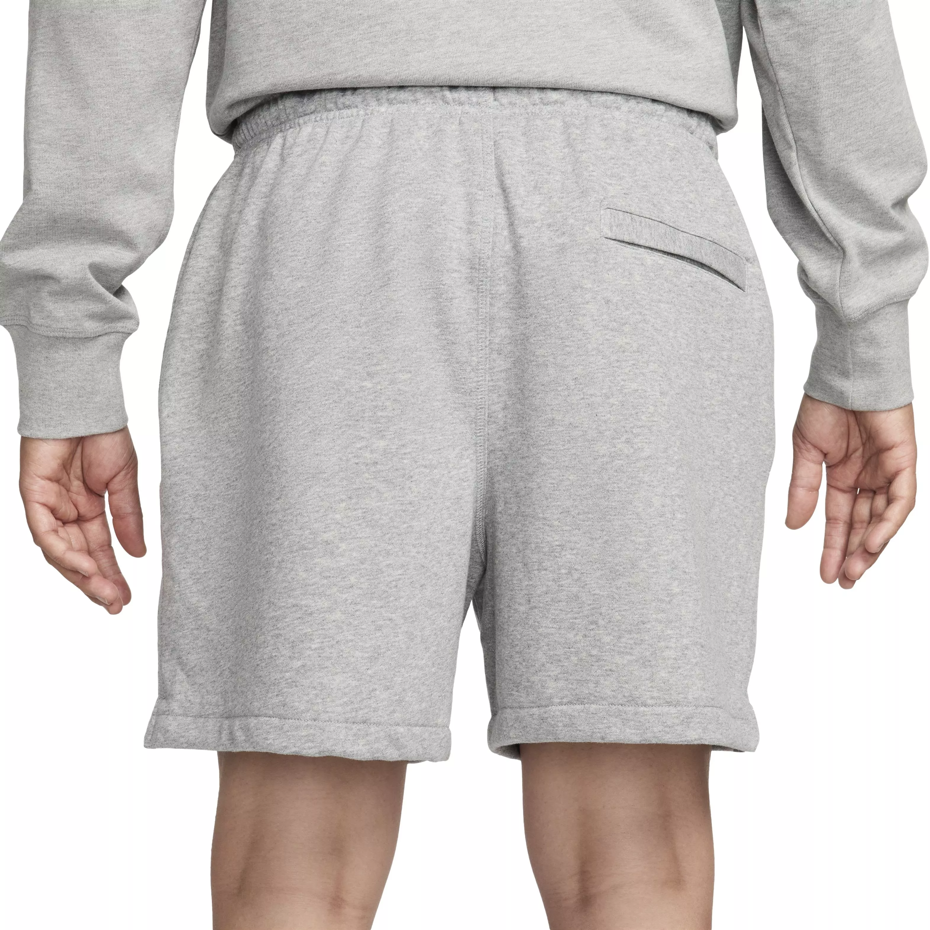 Nike Men's Club French Terry Flow Shorts - GREY