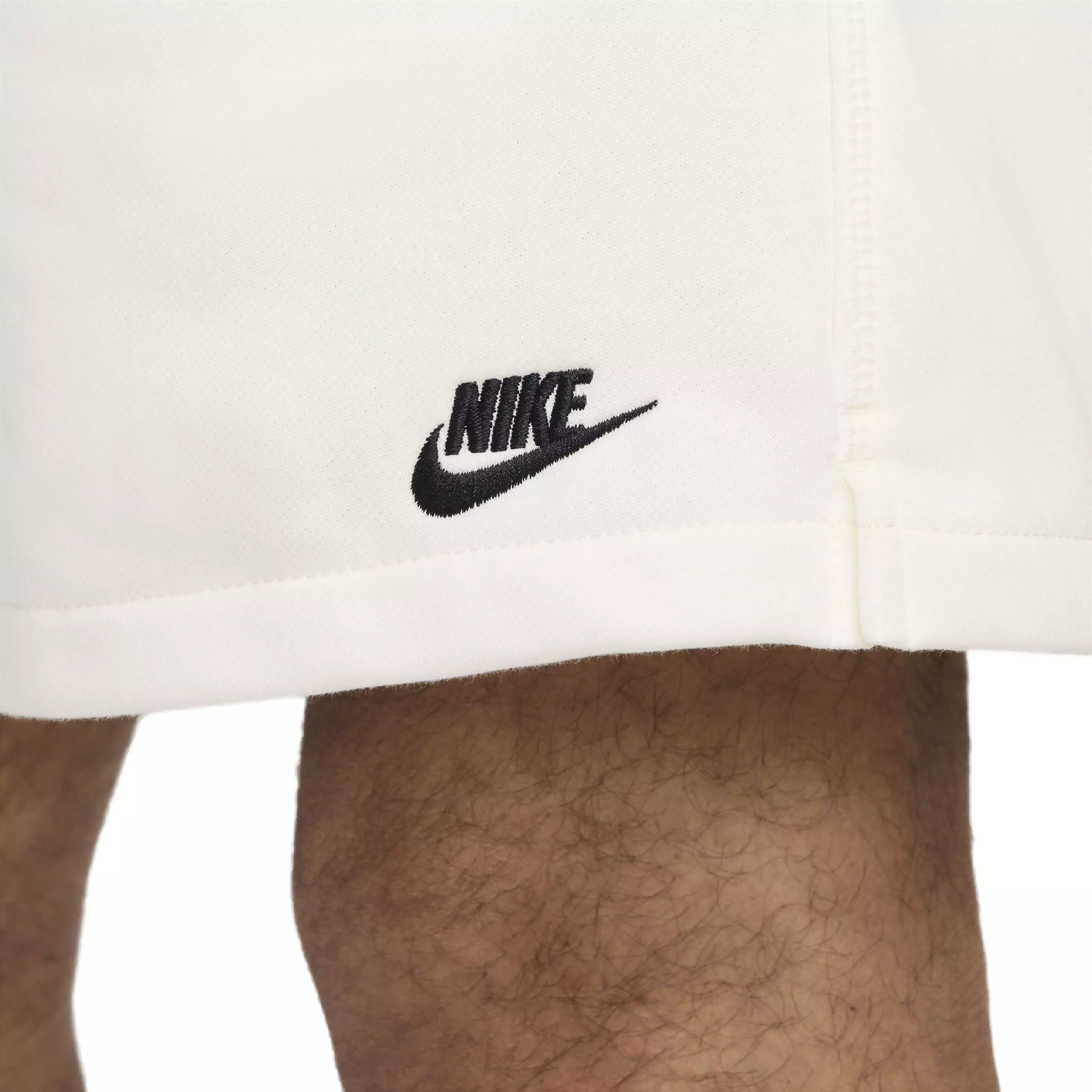 Nike Men's Club French Terry Flow Shorts - WHITE